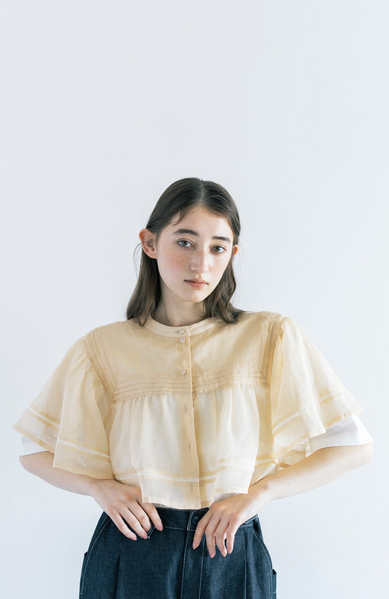 Cape blouse (2025 Summer Collection)