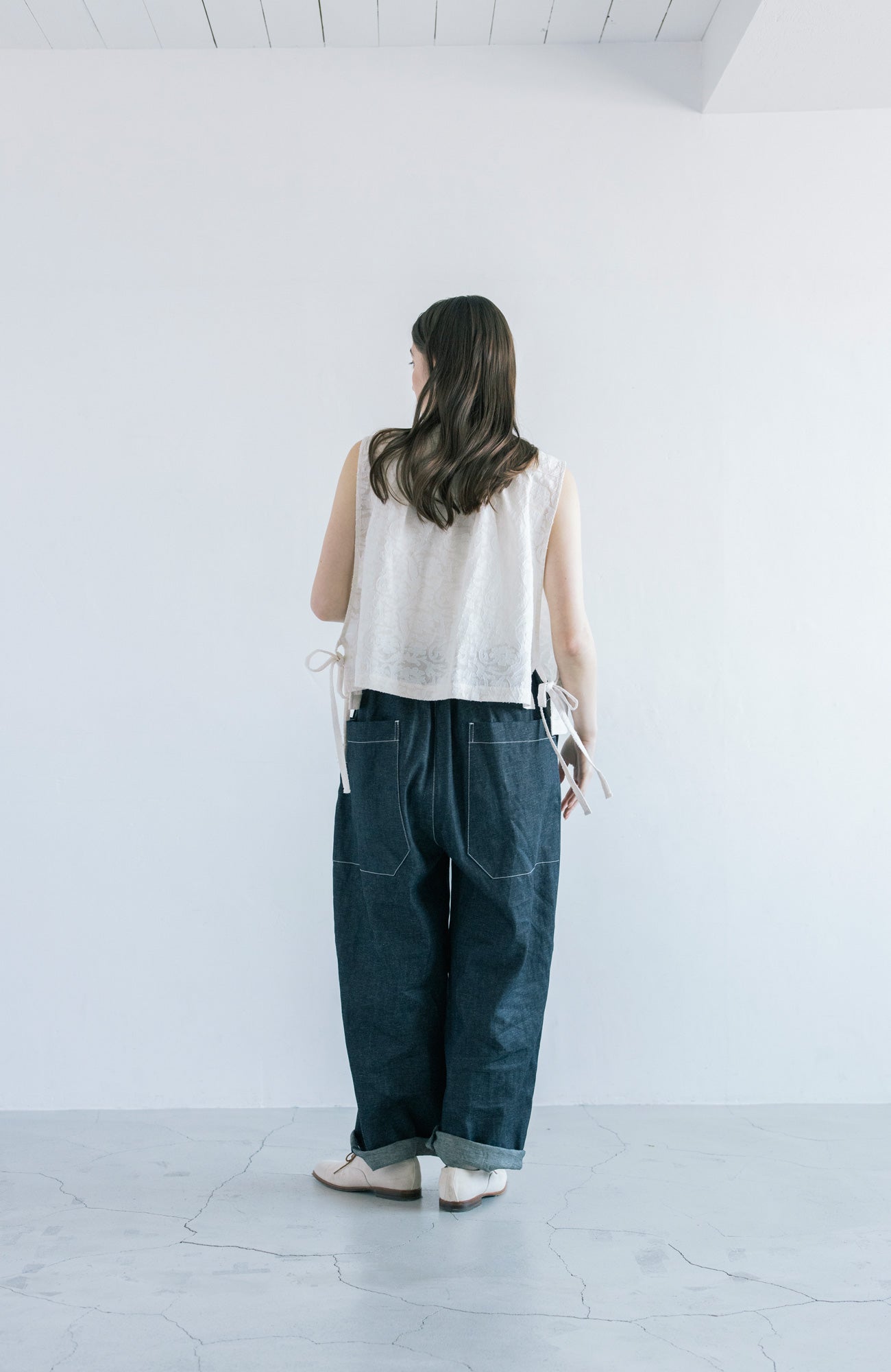 Side ribbon vest (2025 Summer Collection)