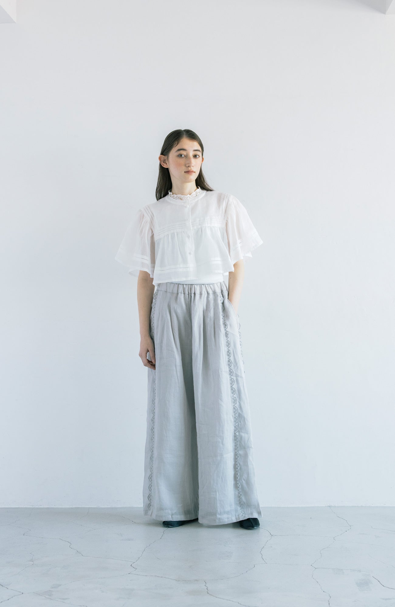 ボーラースカラップパンツ(2025 Summer Collection)