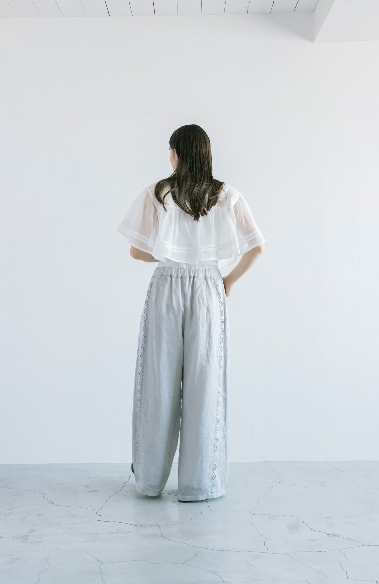 ボーラースカラップパンツ(2025 Summer Collection)