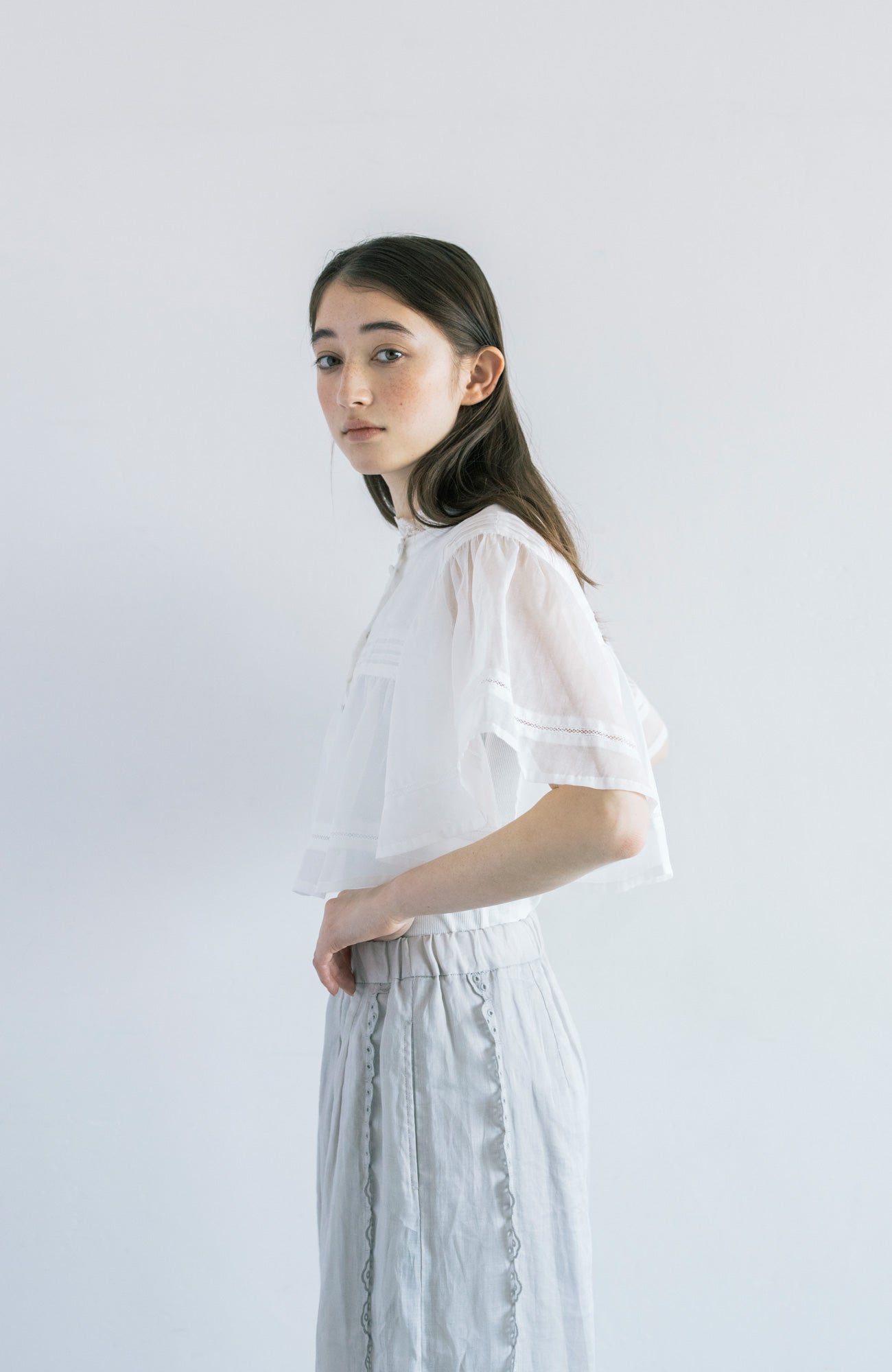 Cape blouse (2025 Summer Collection)