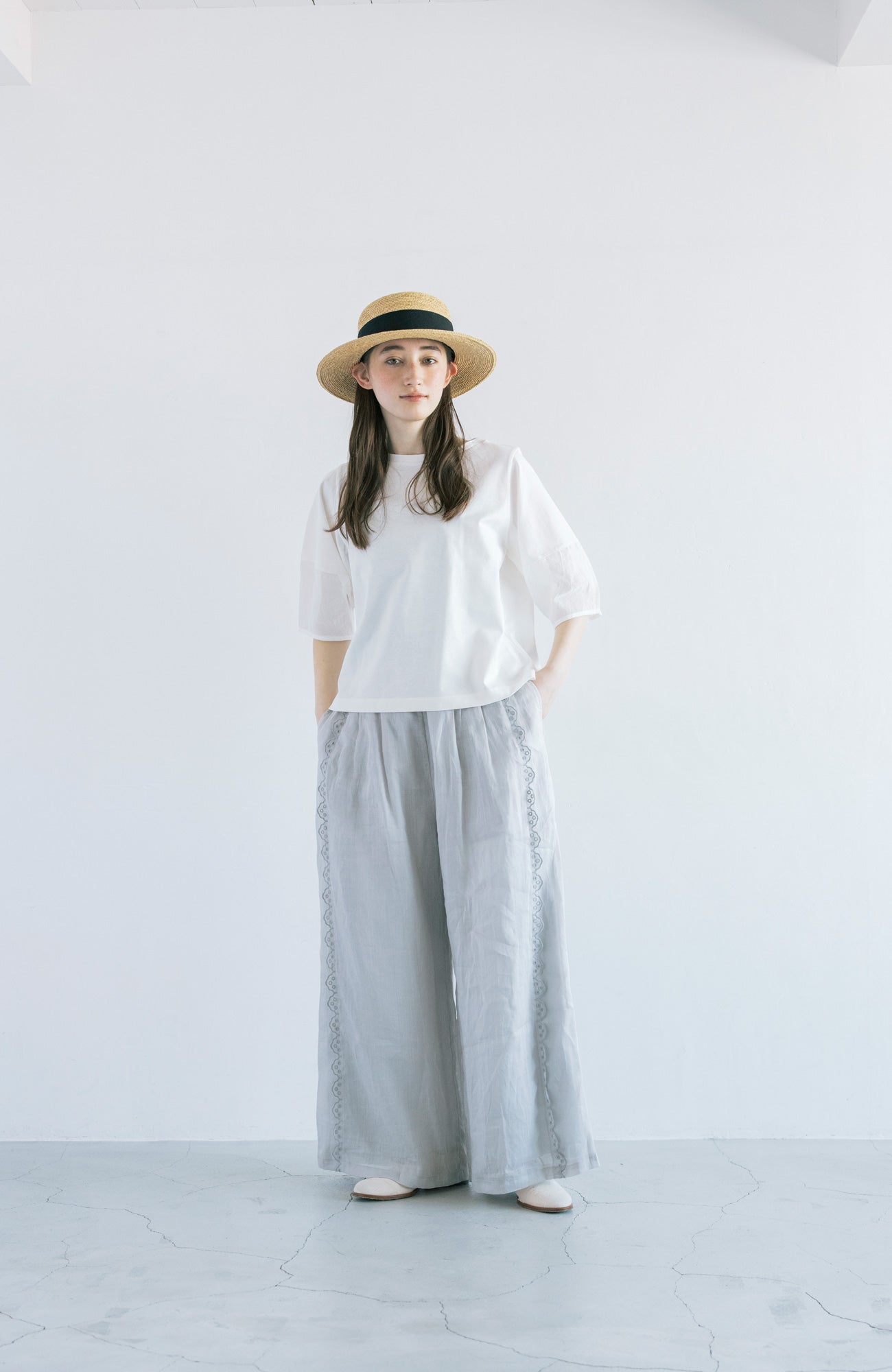 ボーラースカラップパンツ(2025 Summer Collection)