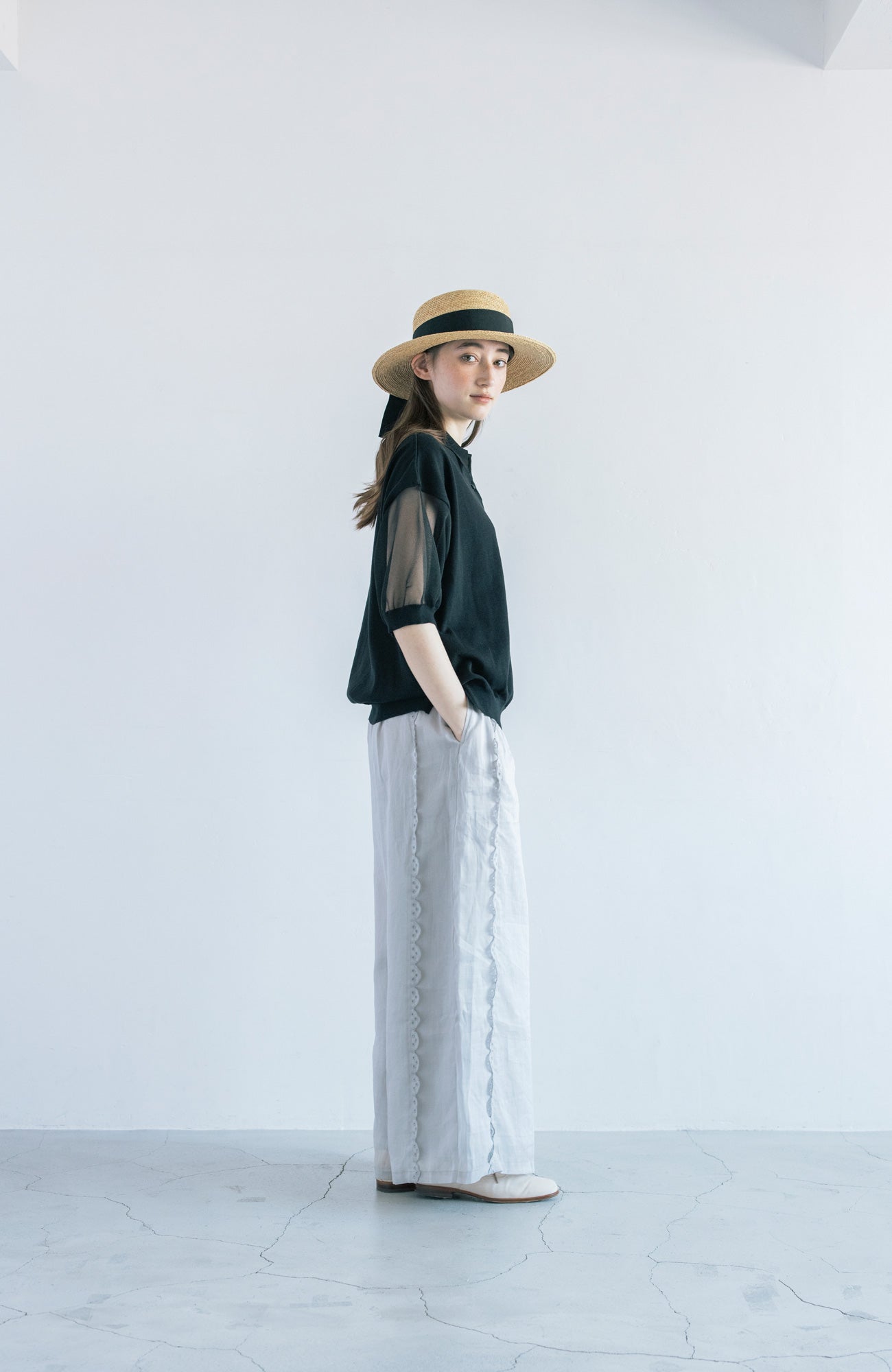 Polo collar knit (2025 Summer Collection)