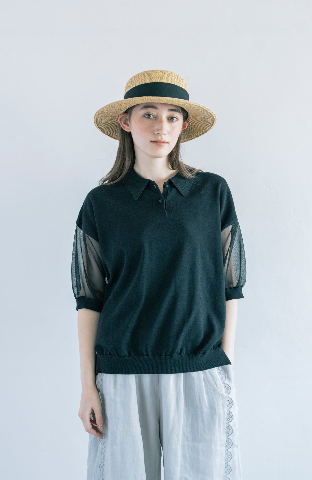 Polo collar knit (2025 Summer Collection)