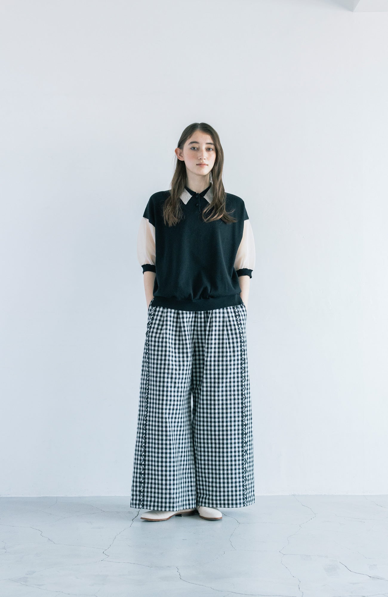 Polo collar knit (2025 Summer Collection)