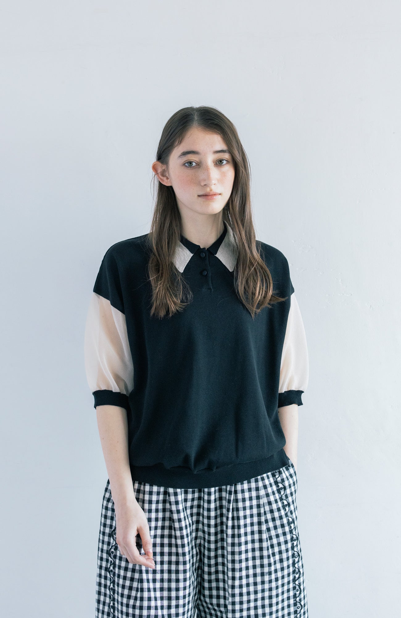 Polo collar knit (2025 Summer Collection)