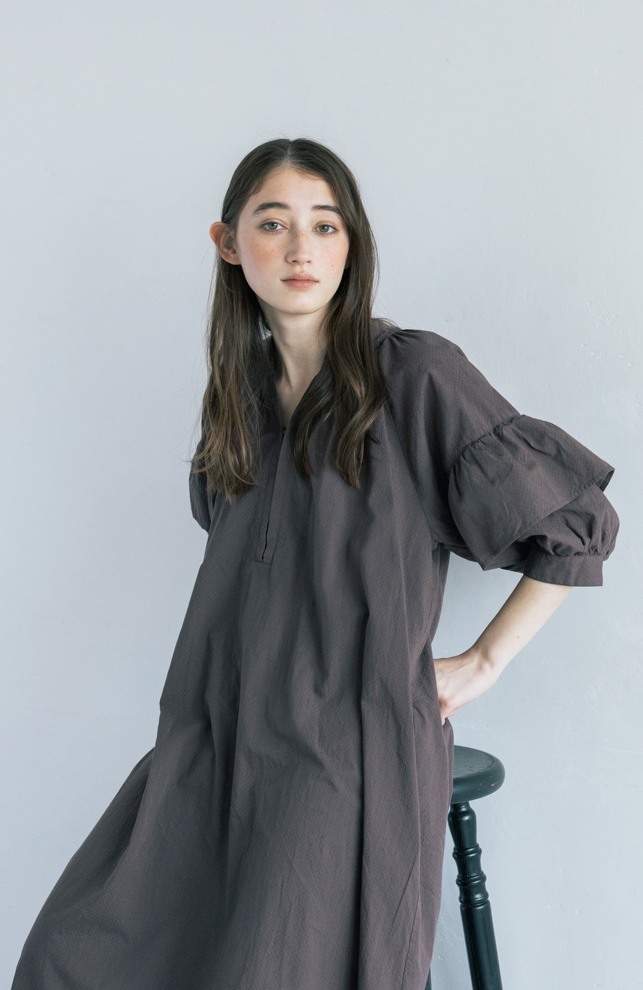 Frill Sleeve Dress (2025 Summer Collection)