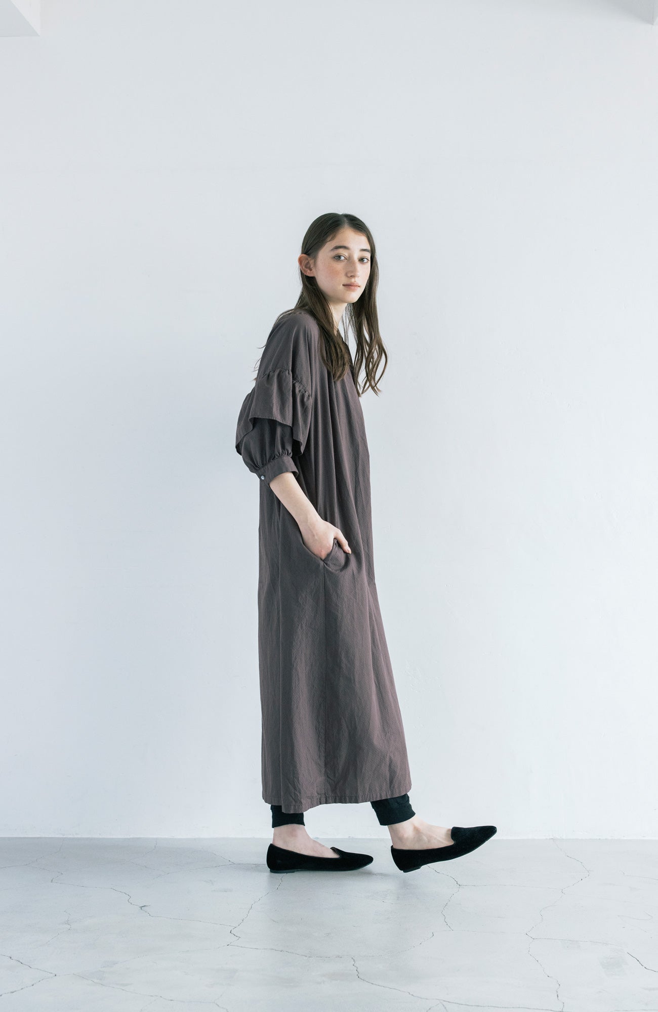 Frill Sleeve Dress (2025 Summer Collection)