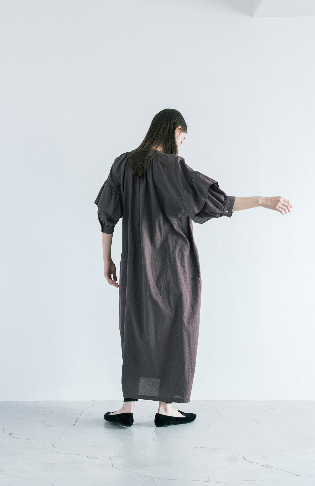 Frill Sleeve Dress (2025 Summer Collection)