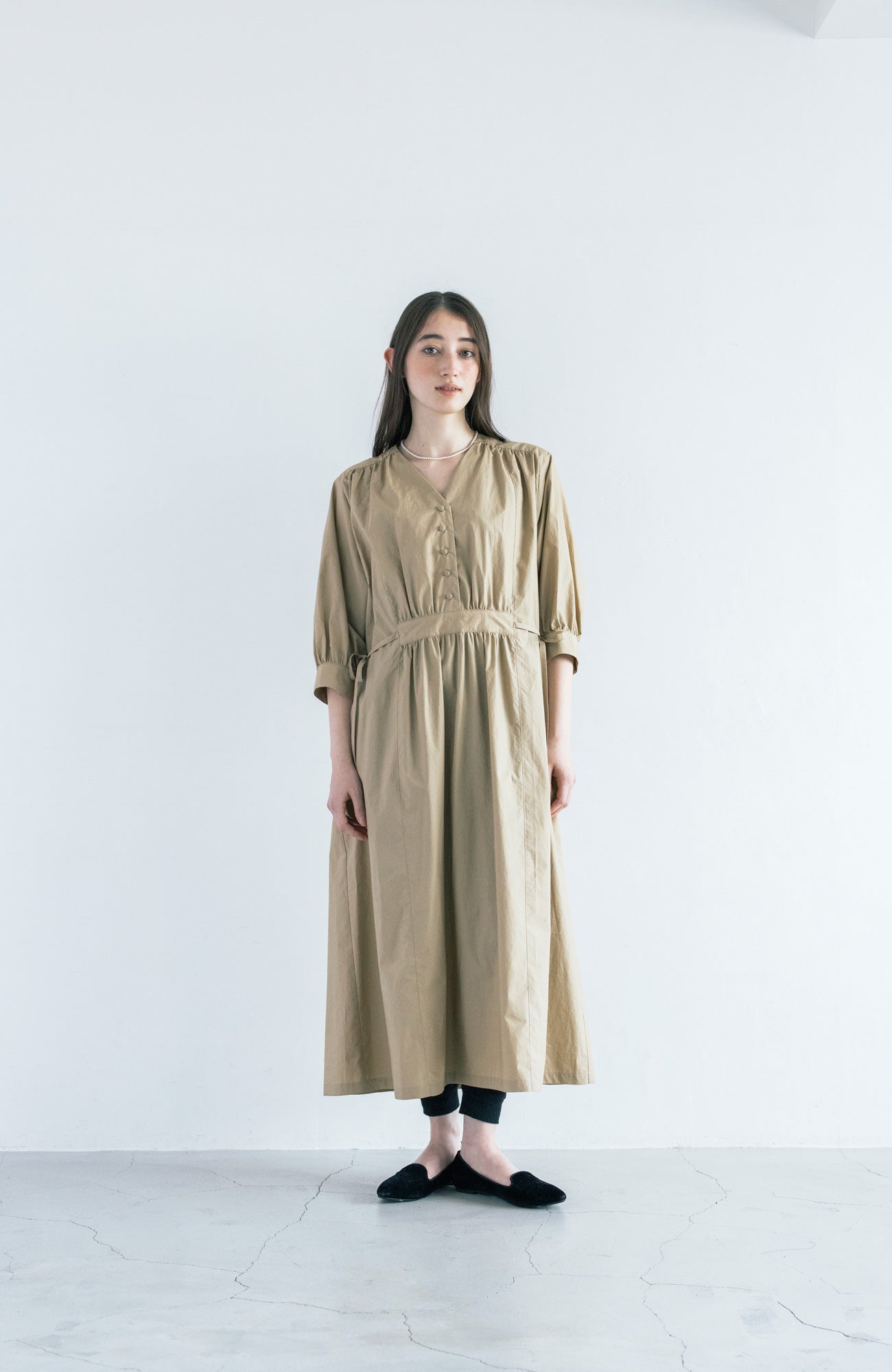 Epaulette Sleeve Dress (2025 Summer Collection)