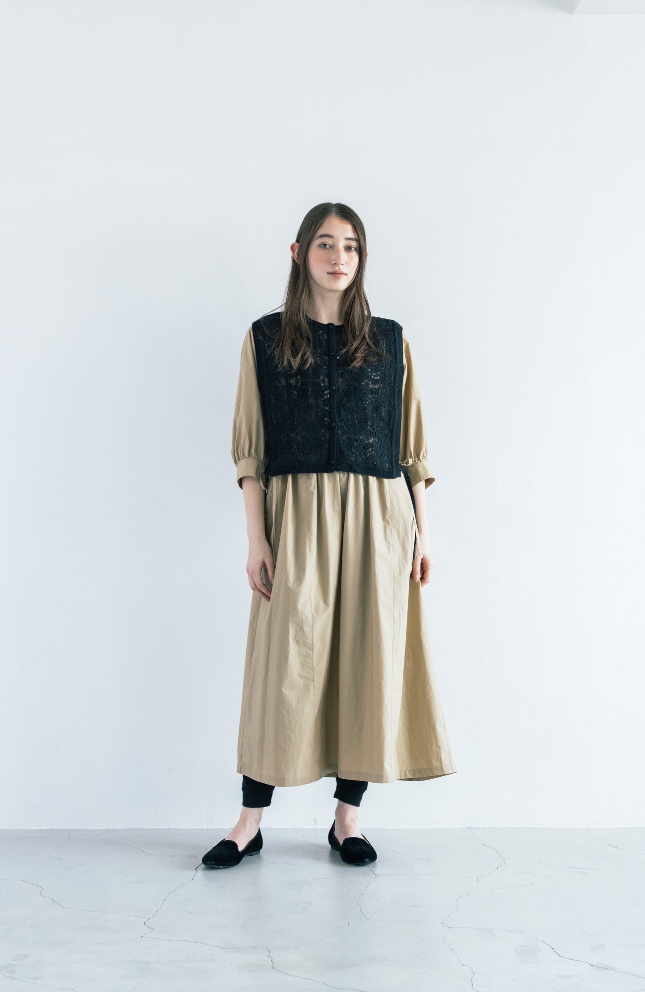 Epaulette Sleeve Dress (2025 Summer Collection)