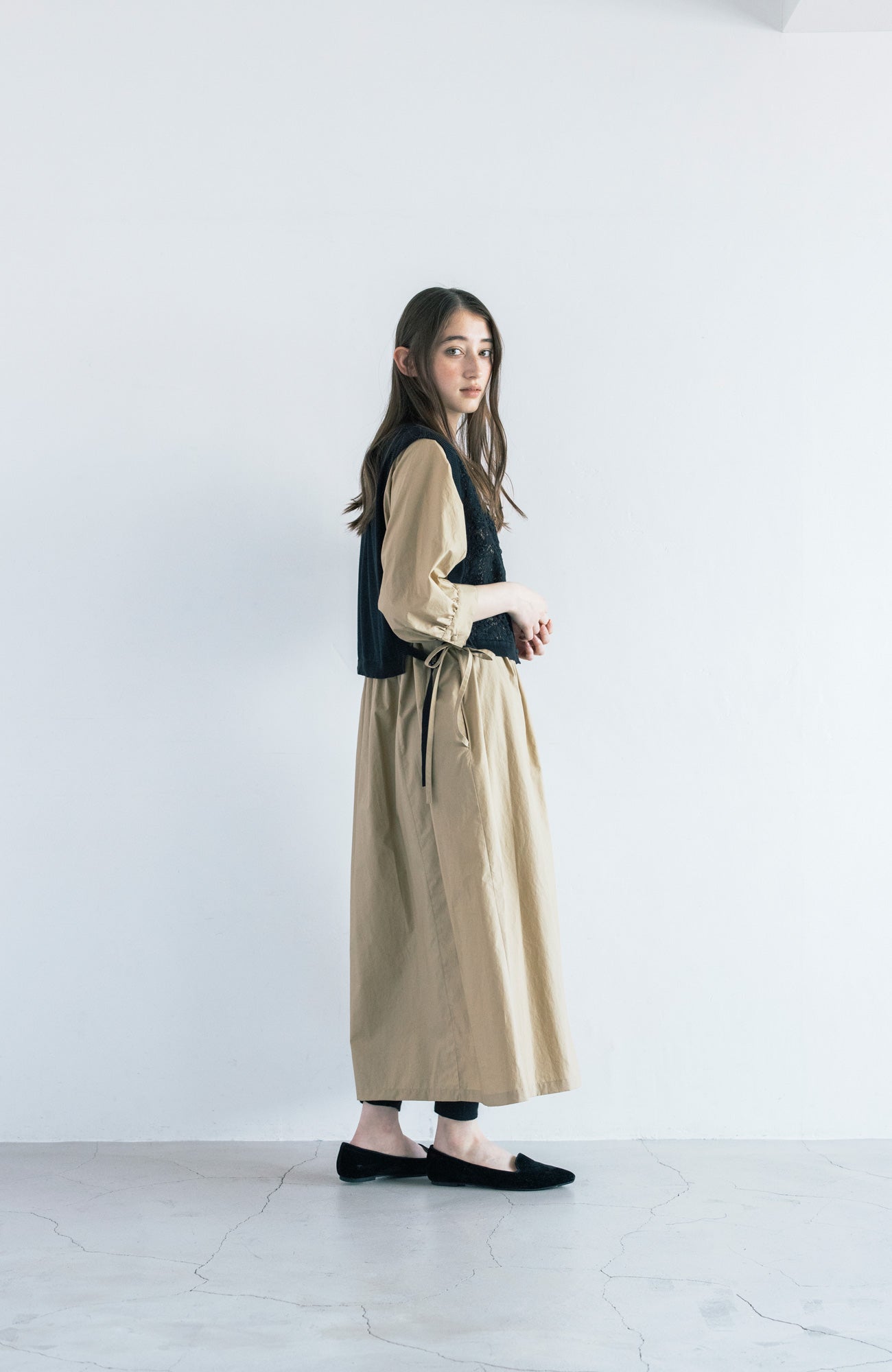 Epaulette Sleeve Dress (2025 Summer Collection)