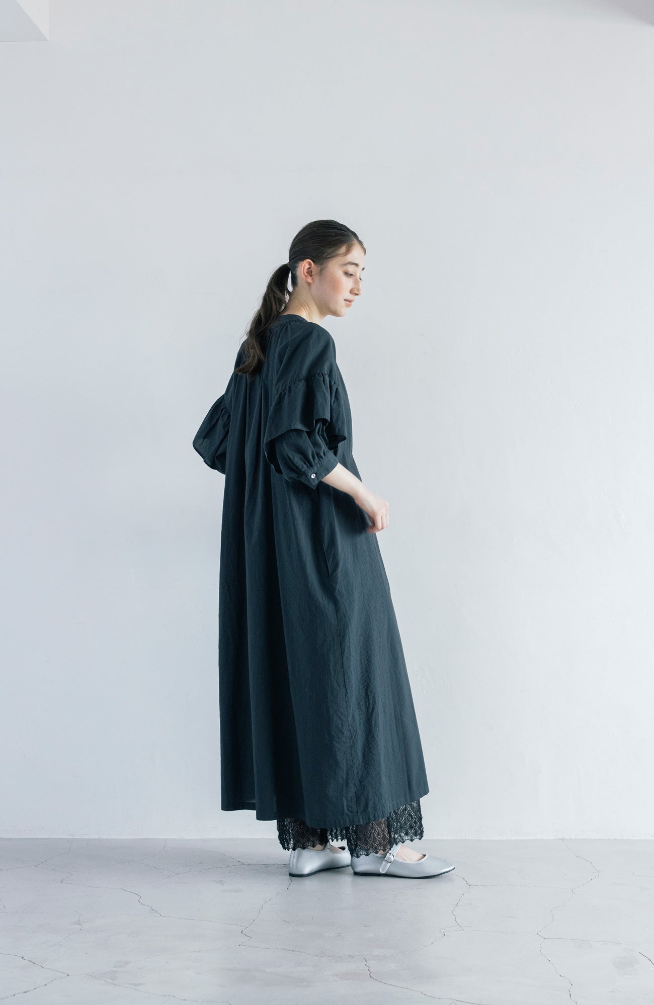 Frill Sleeve Dress (2025 Summer Collection)