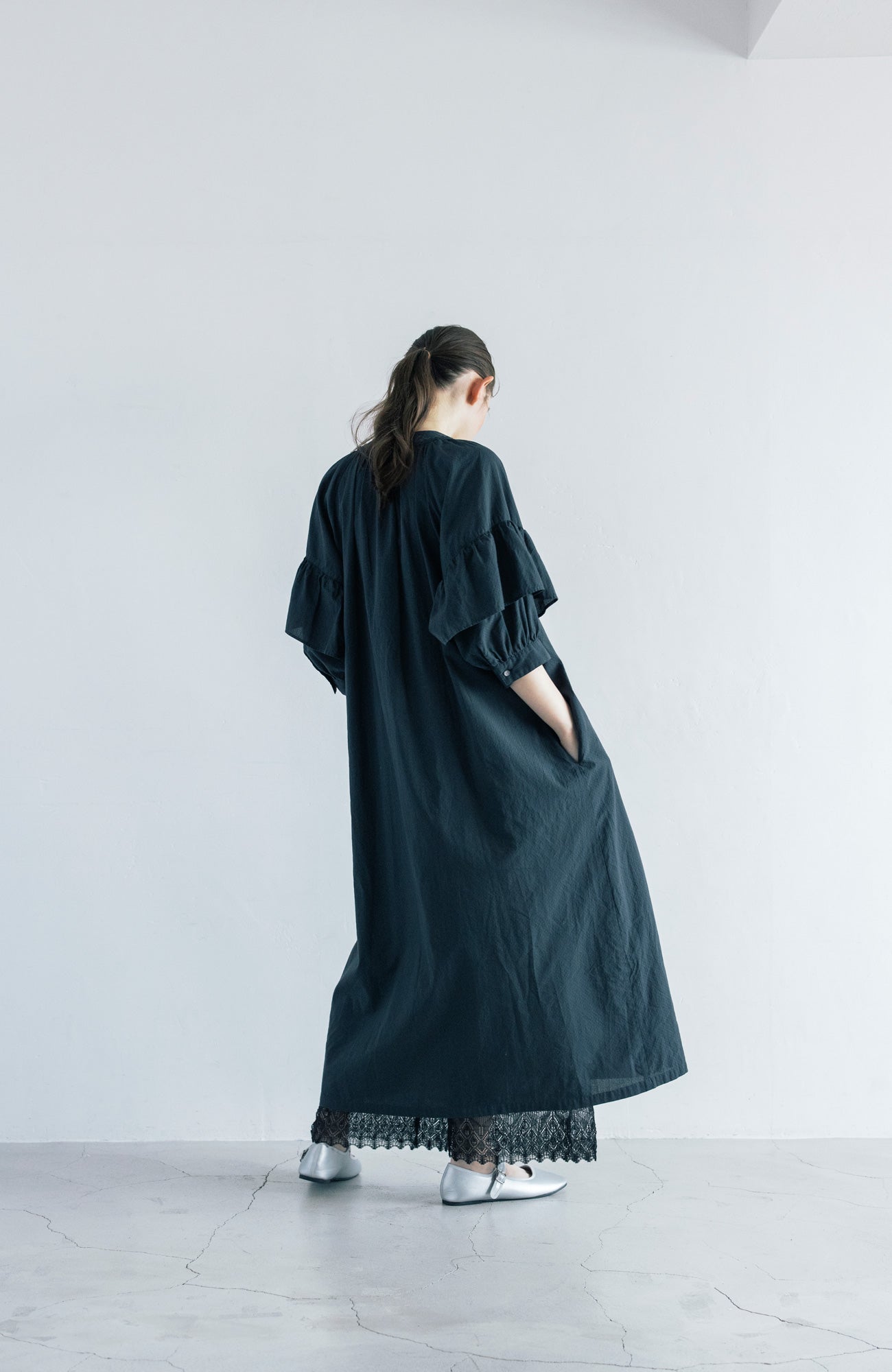 Frill Sleeve Dress (2025 Summer Collection)