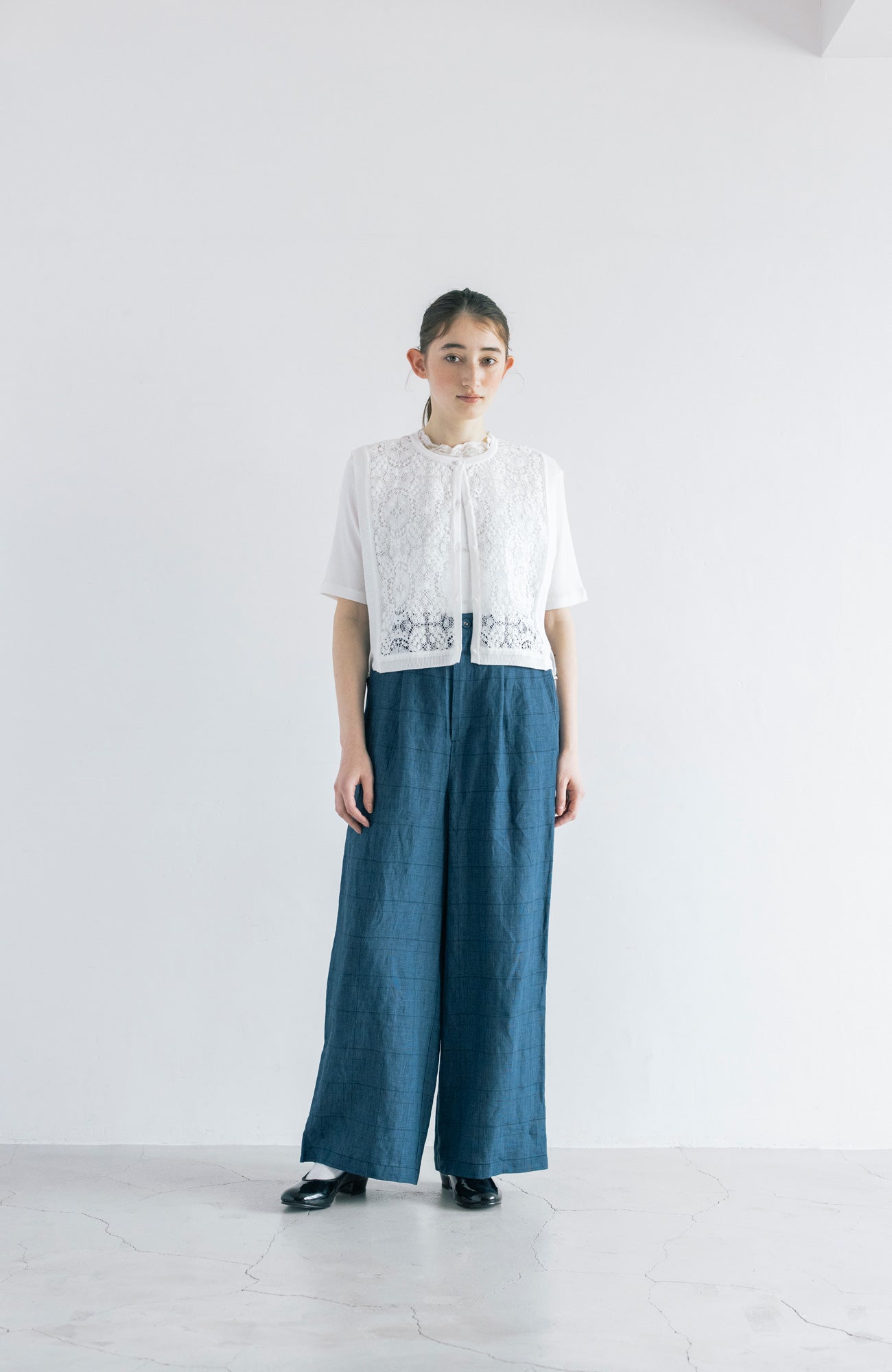 Glen check pants (2025 Summer Collection)