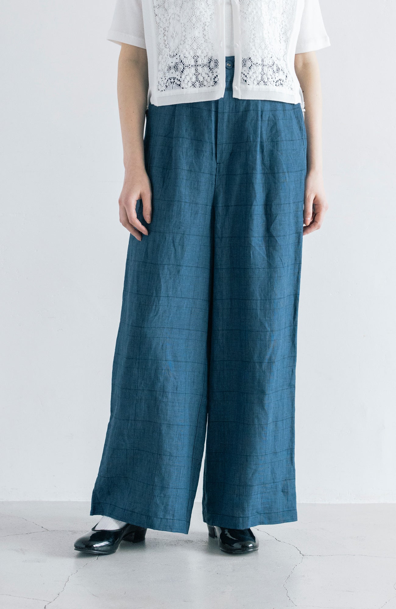 Glen check pants (2025 Summer Collection)