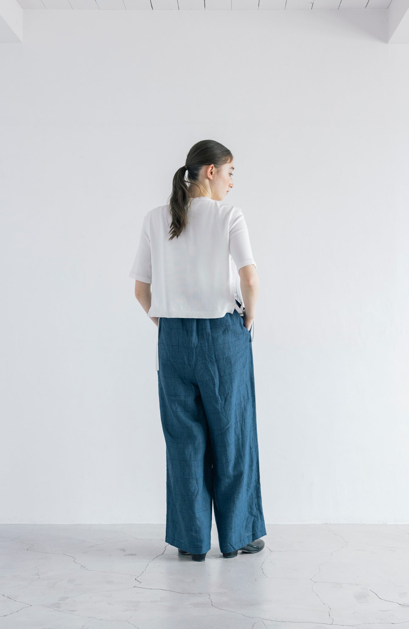 Glen check pants (2025 Summer Collection)
