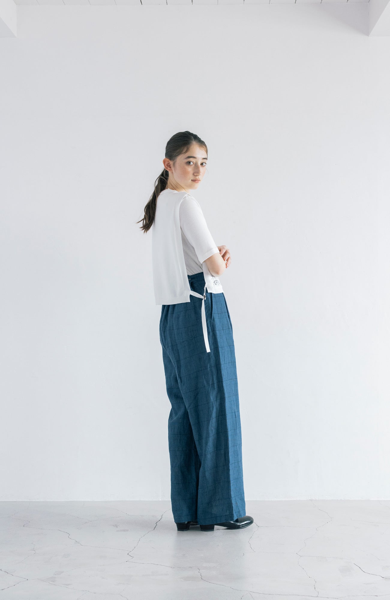 Glen check pants (2025 Summer Collection)