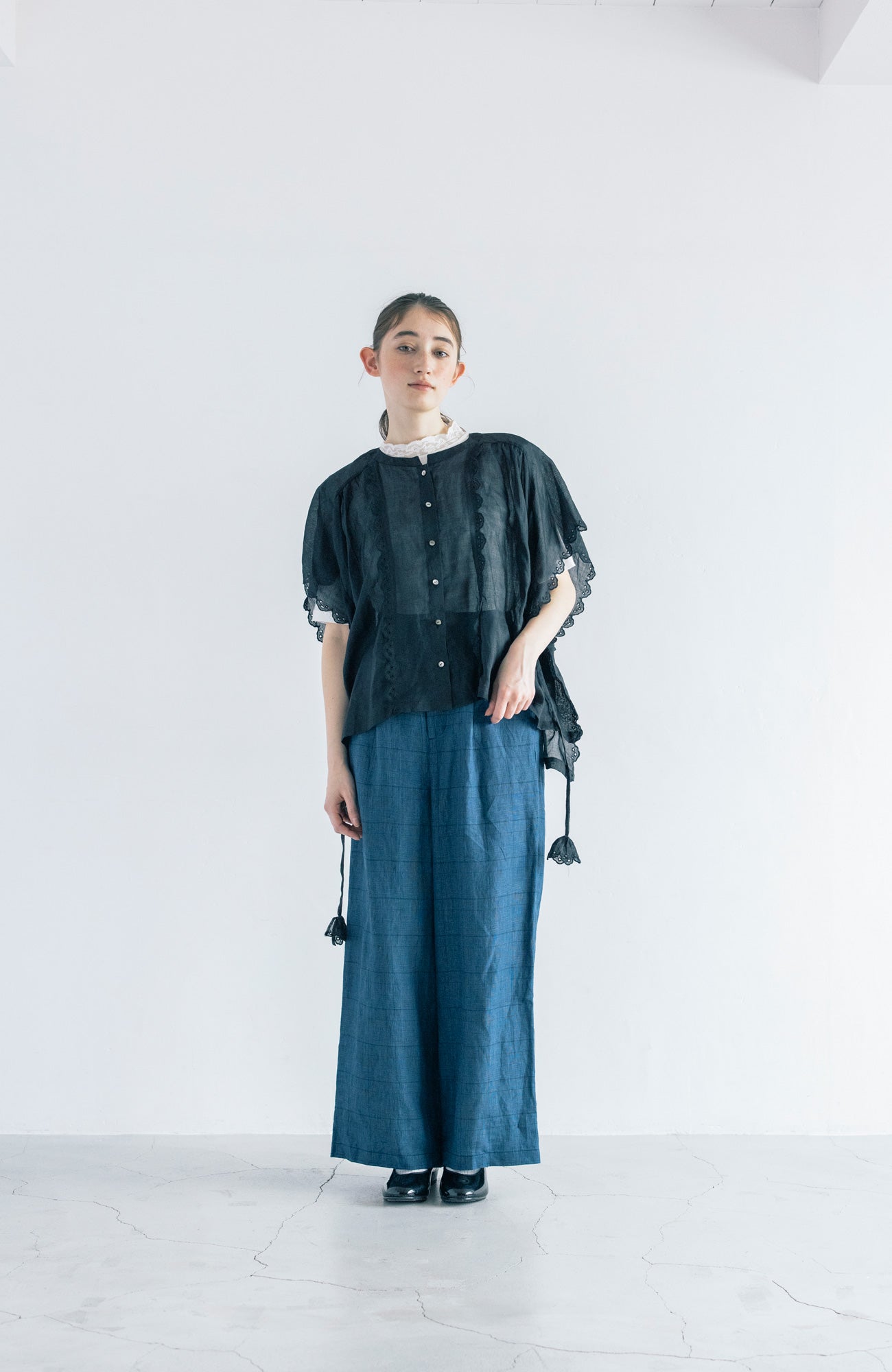 Glen check pants (2025 Summer Collection)