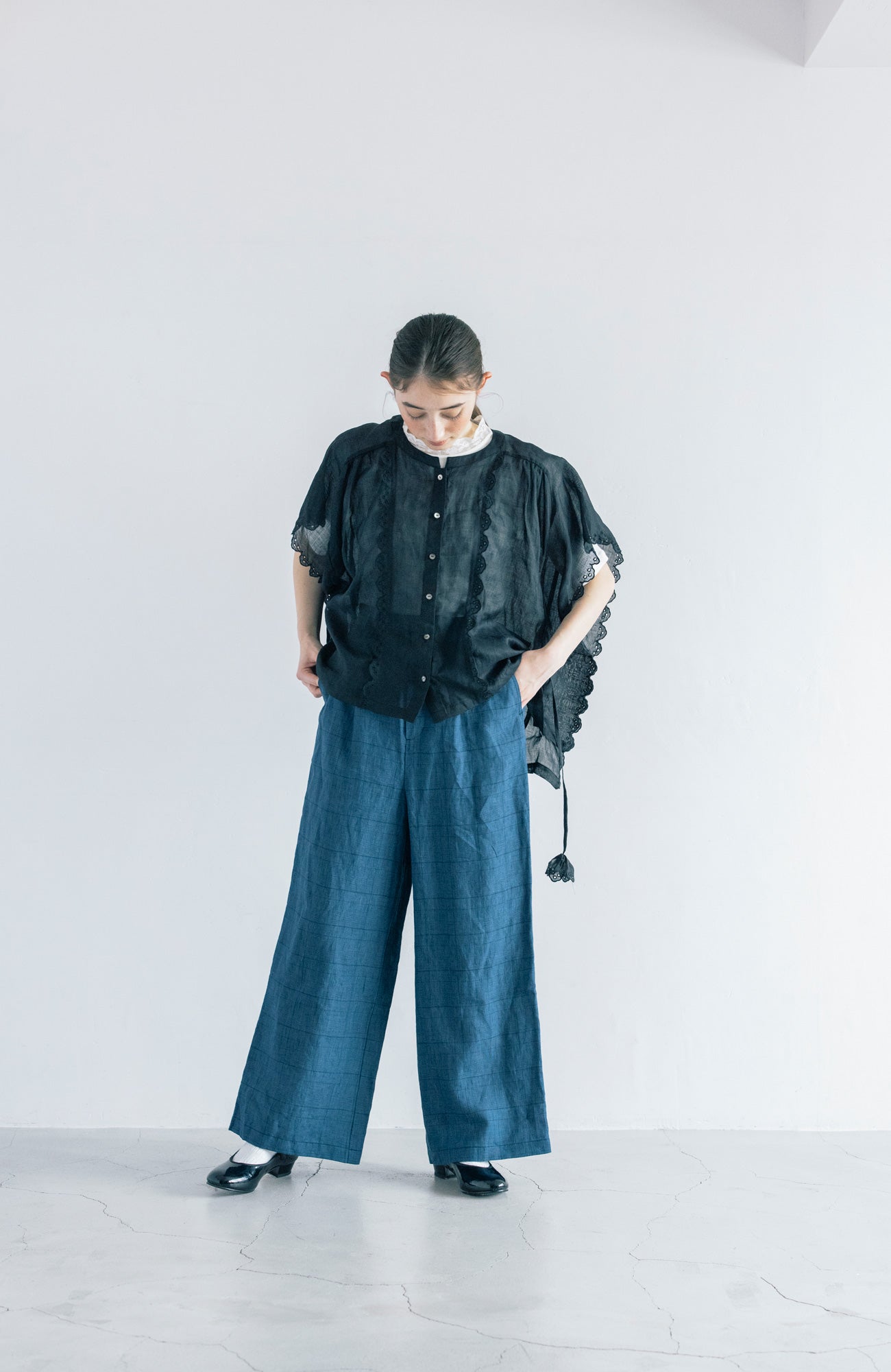 Glen check pants (2025 Summer Collection)