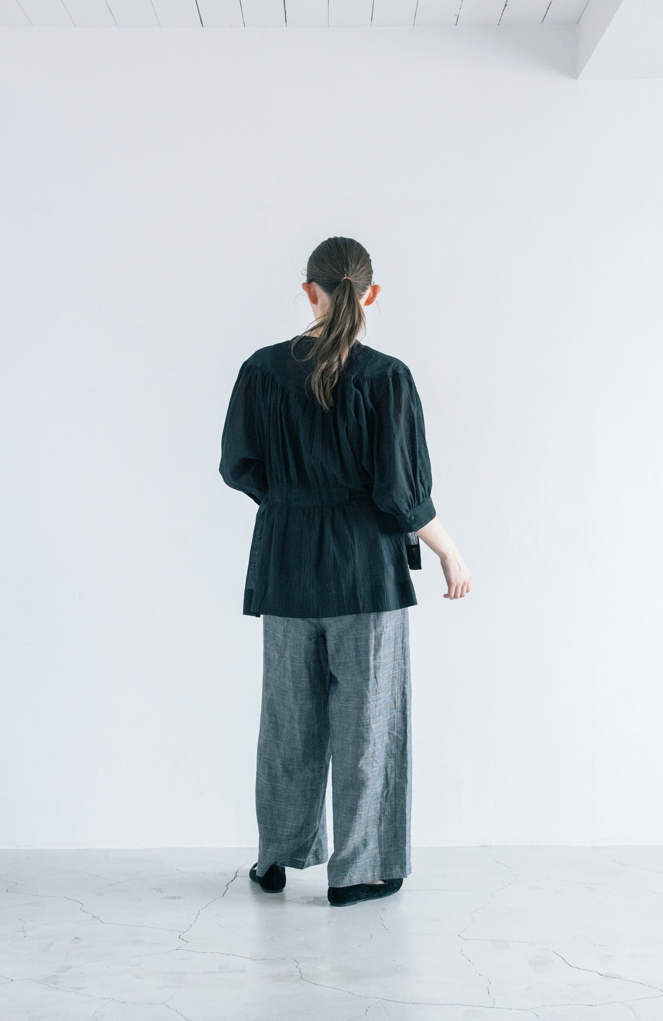 Glen check pants (2025 Summer Collection)