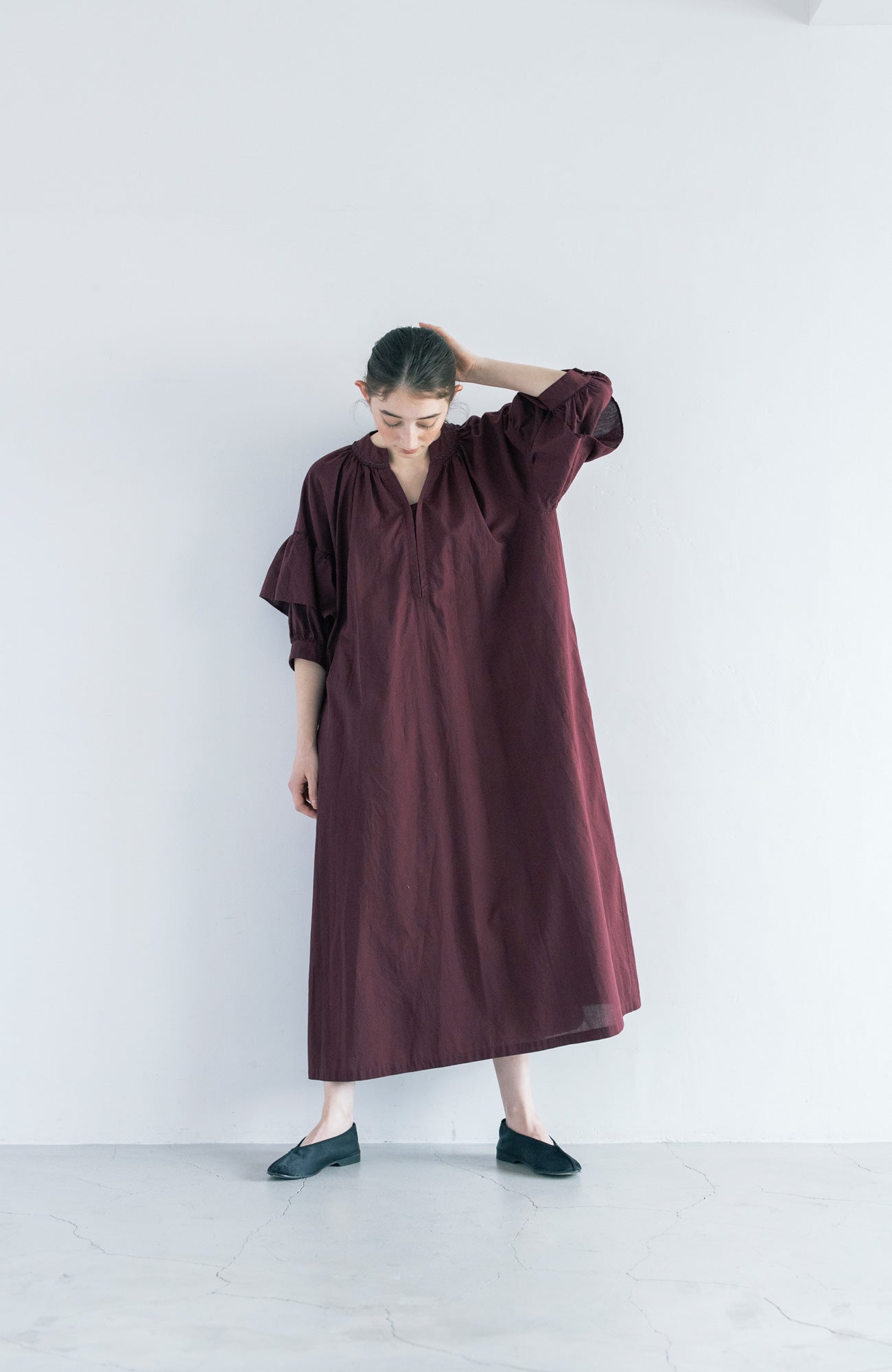 Frill Sleeve Dress (2025 Summer Collection)