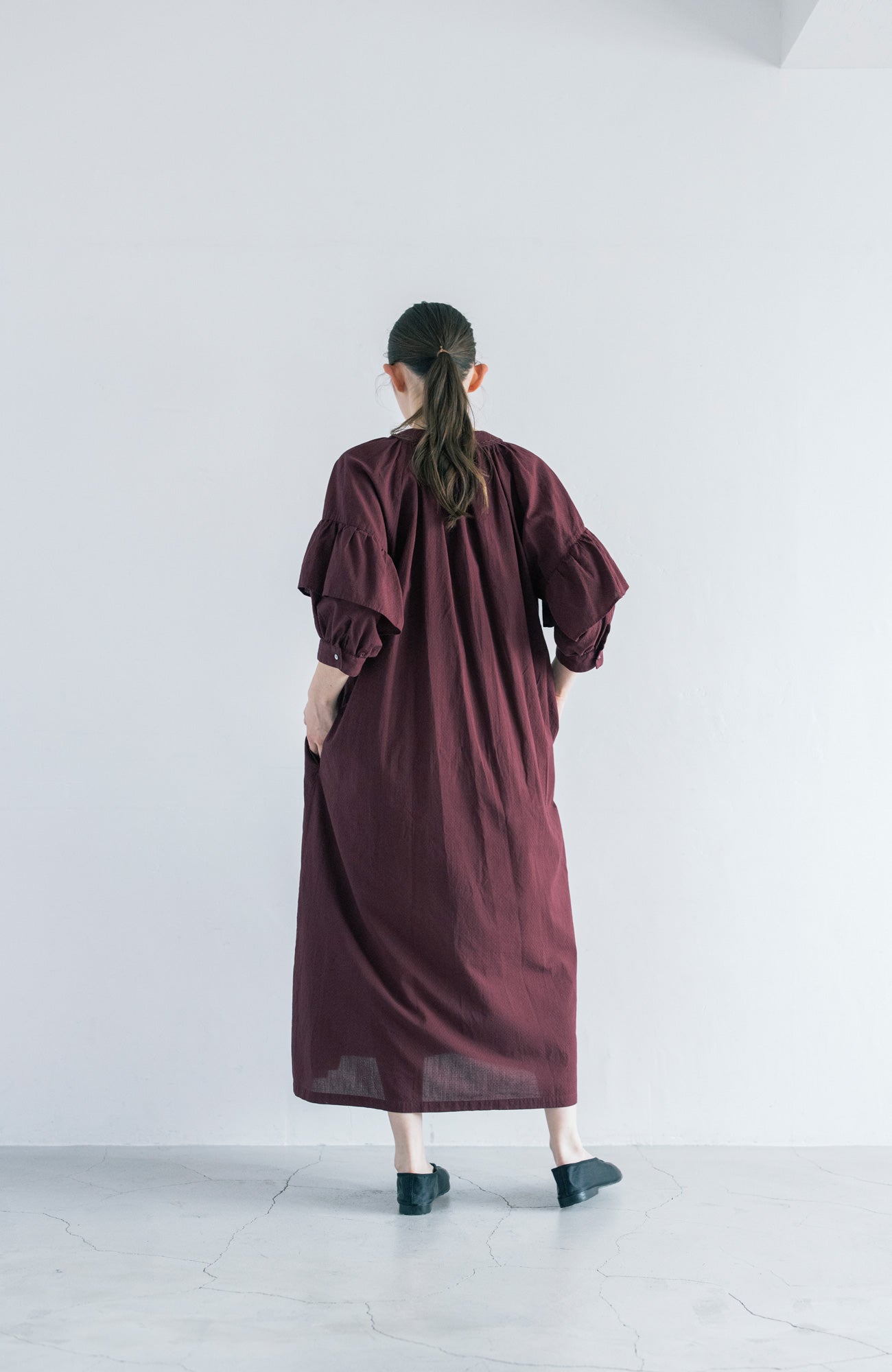Frill Sleeve Dress (2025 Summer Collection)