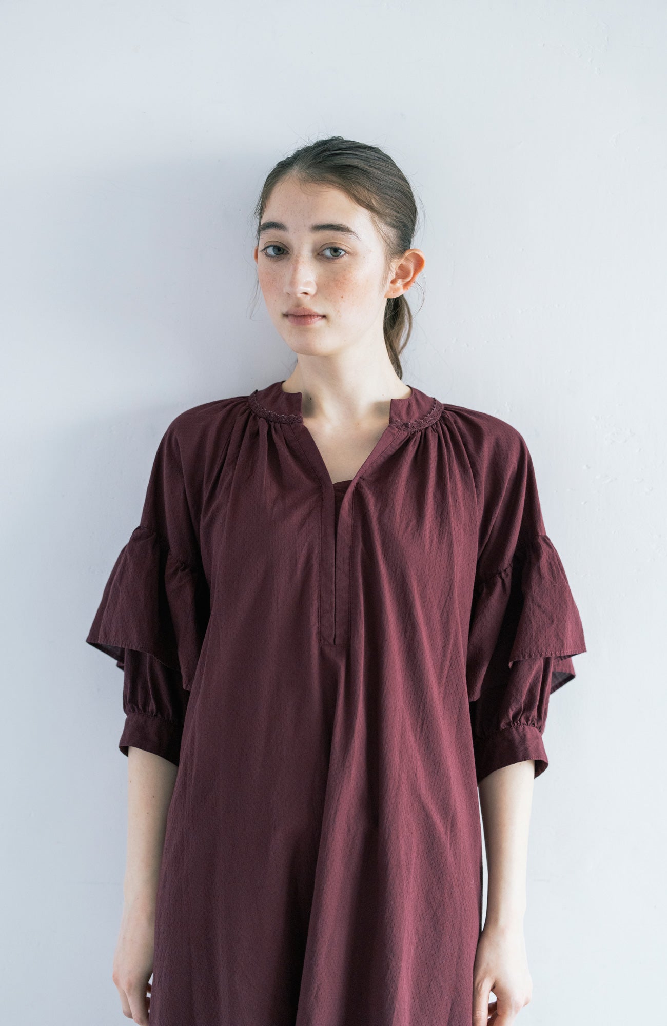 Frill Sleeve Dress (2025 Summer Collection)