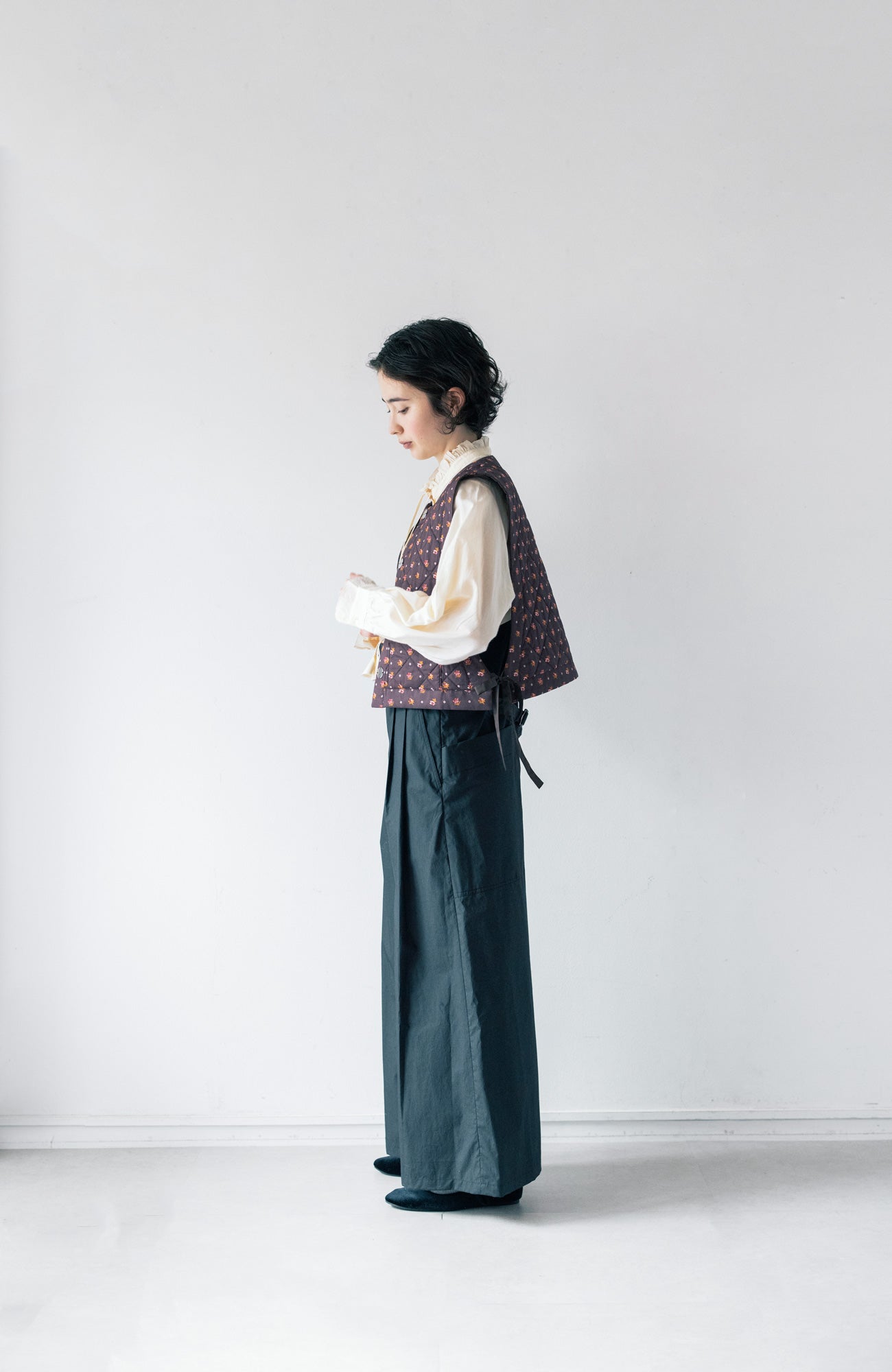 Reversible quilted vest (2025 Autumn & Winter Collection)