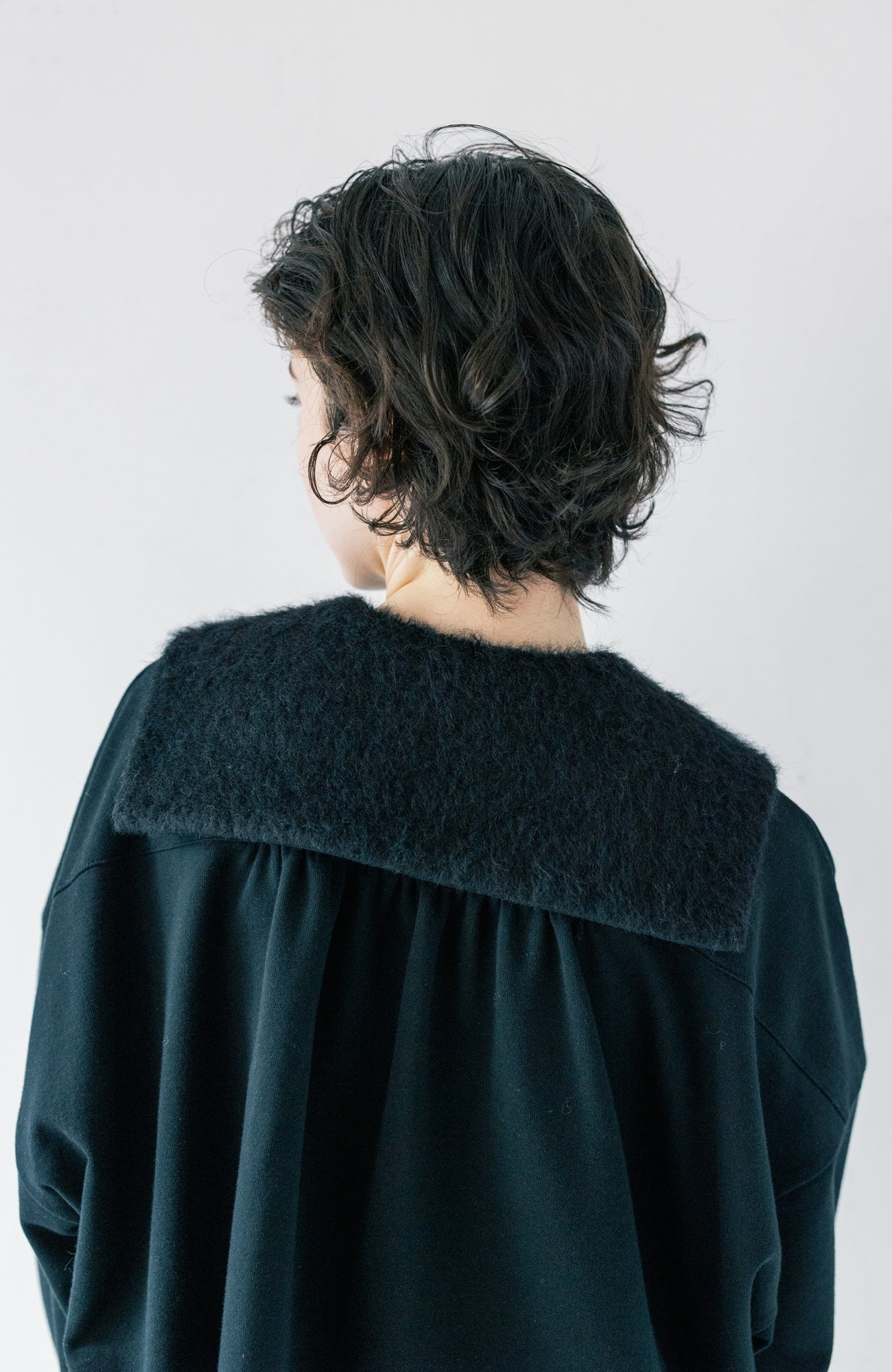Shaggy Sailor Collar Pullover (2025 Autumn & Winter Collection)