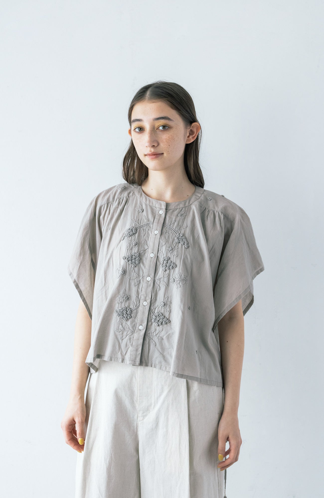 Lilas Embroidered Blouse (2025 Spring Collection)