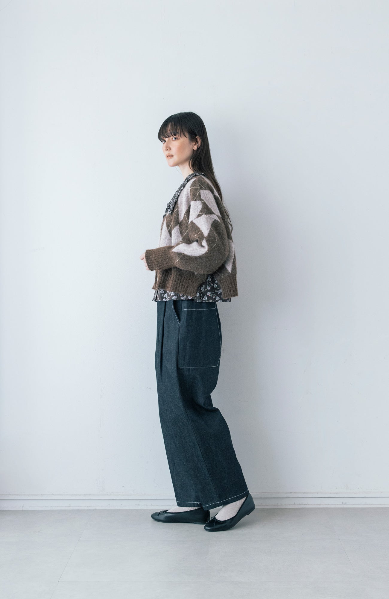 アーガイルカーディガン(2025-2026 Winter & Pre-spring Collection)