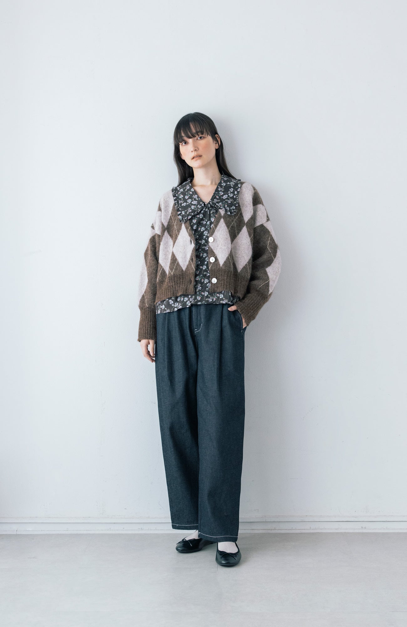 アーガイルカーディガン(2025-2026 Winter & Pre-spring Collection)