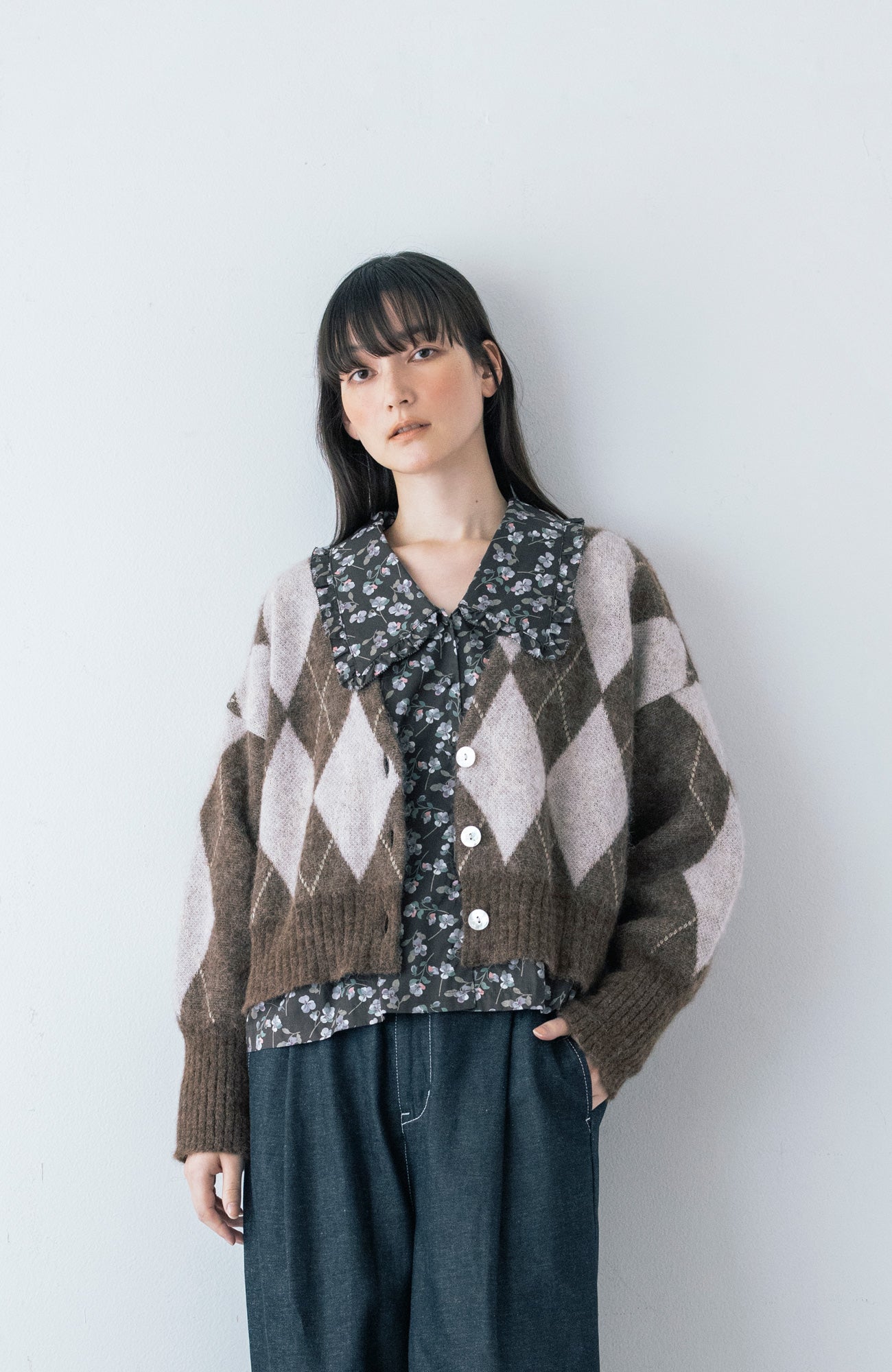 アーガイルカーディガン(2025-2026 Winter & Pre-spring Collection)