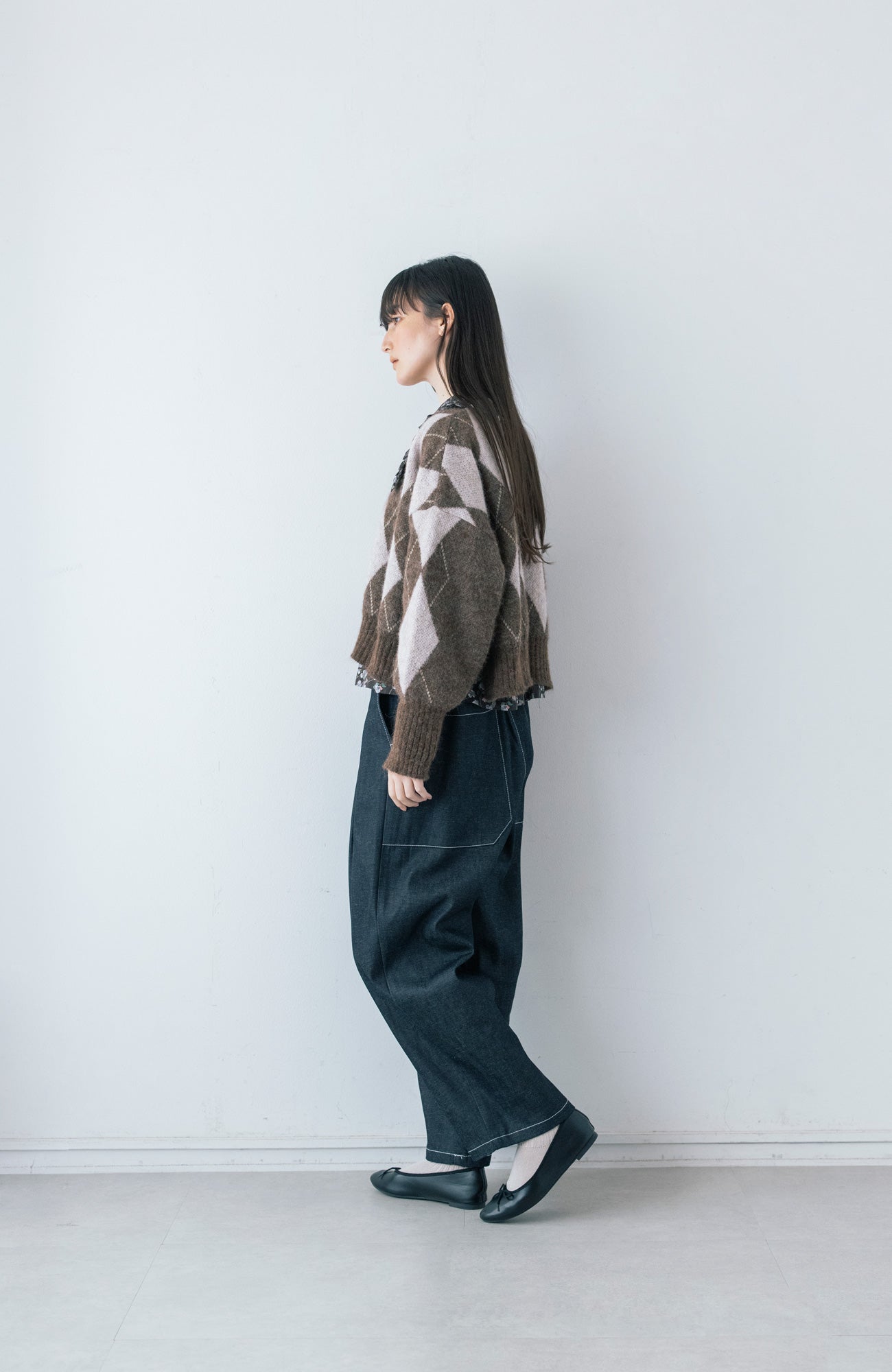アーガイルカーディガン(2025-2026 Winter & Pre-spring Collection)