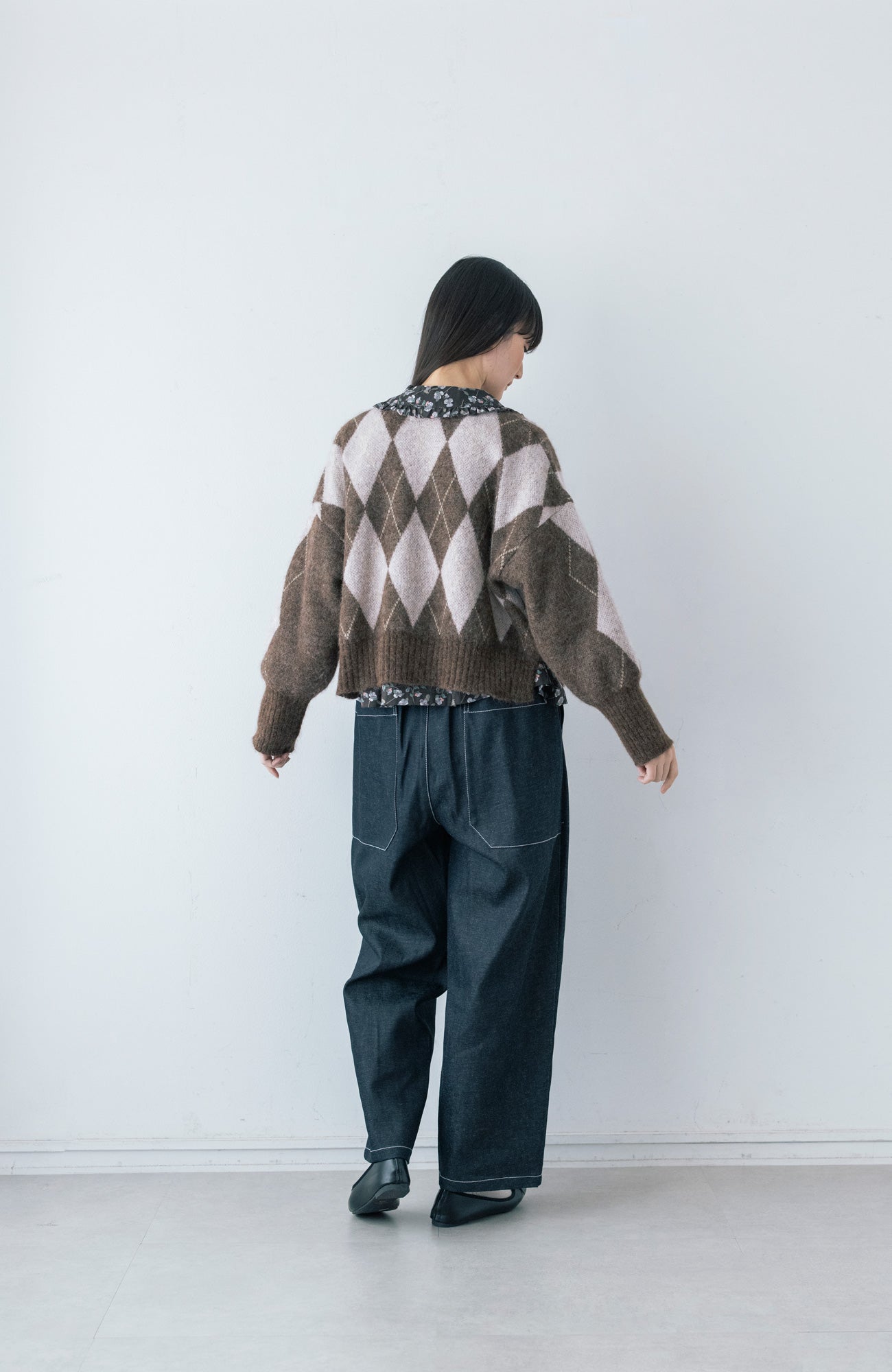アーガイルカーディガン(2025-2026 Winter & Pre-spring Collection)