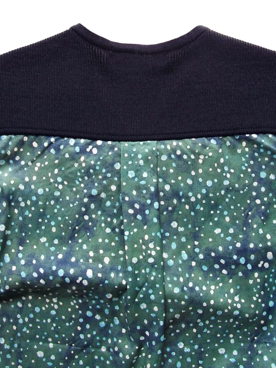 knit×LIBERTY V-neck pullover