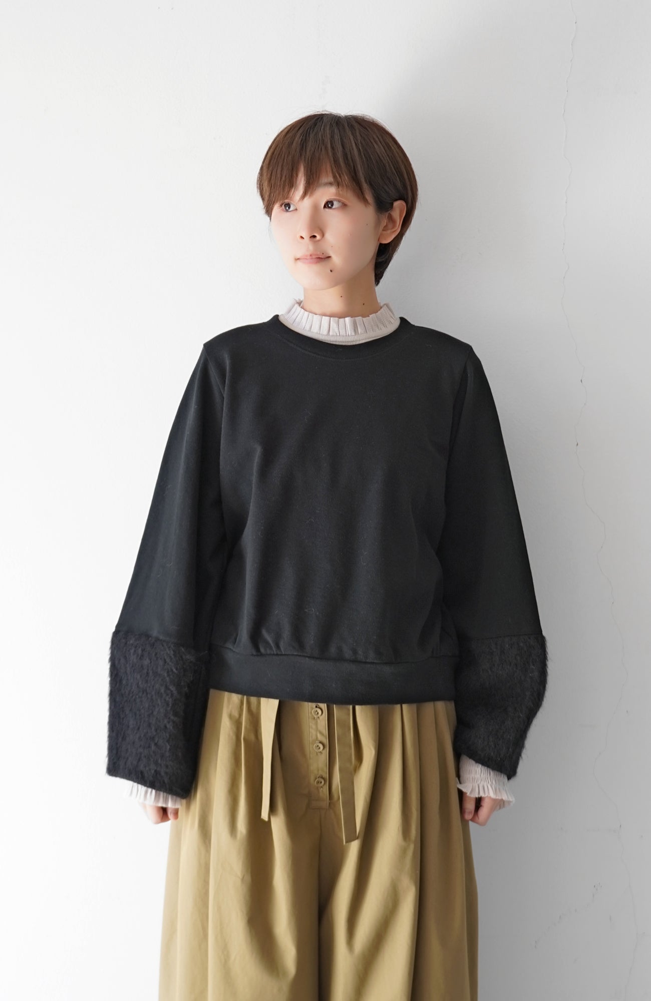 Shaggy Cuff Pullover (2024 Autumn Winter Collection)