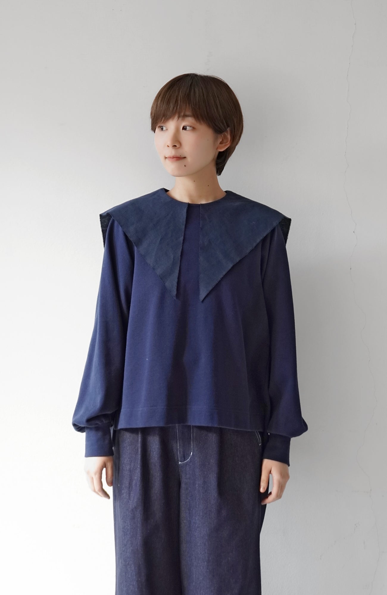 Sailor collar pullover (2024 Autumn Winter Collection)