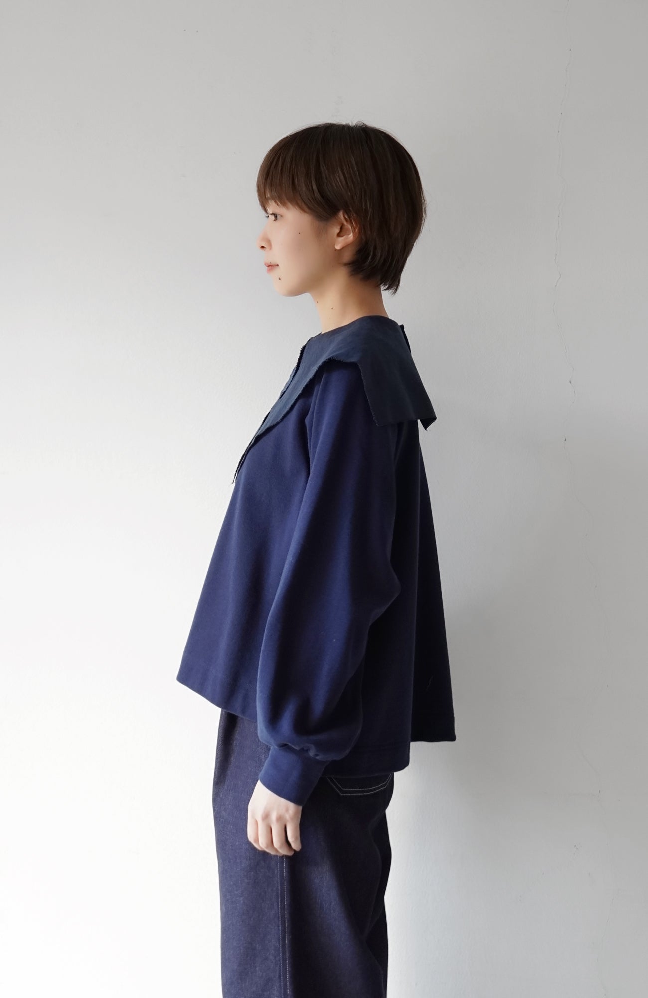 Sailor collar pullover (2024 Autumn Winter Collection)