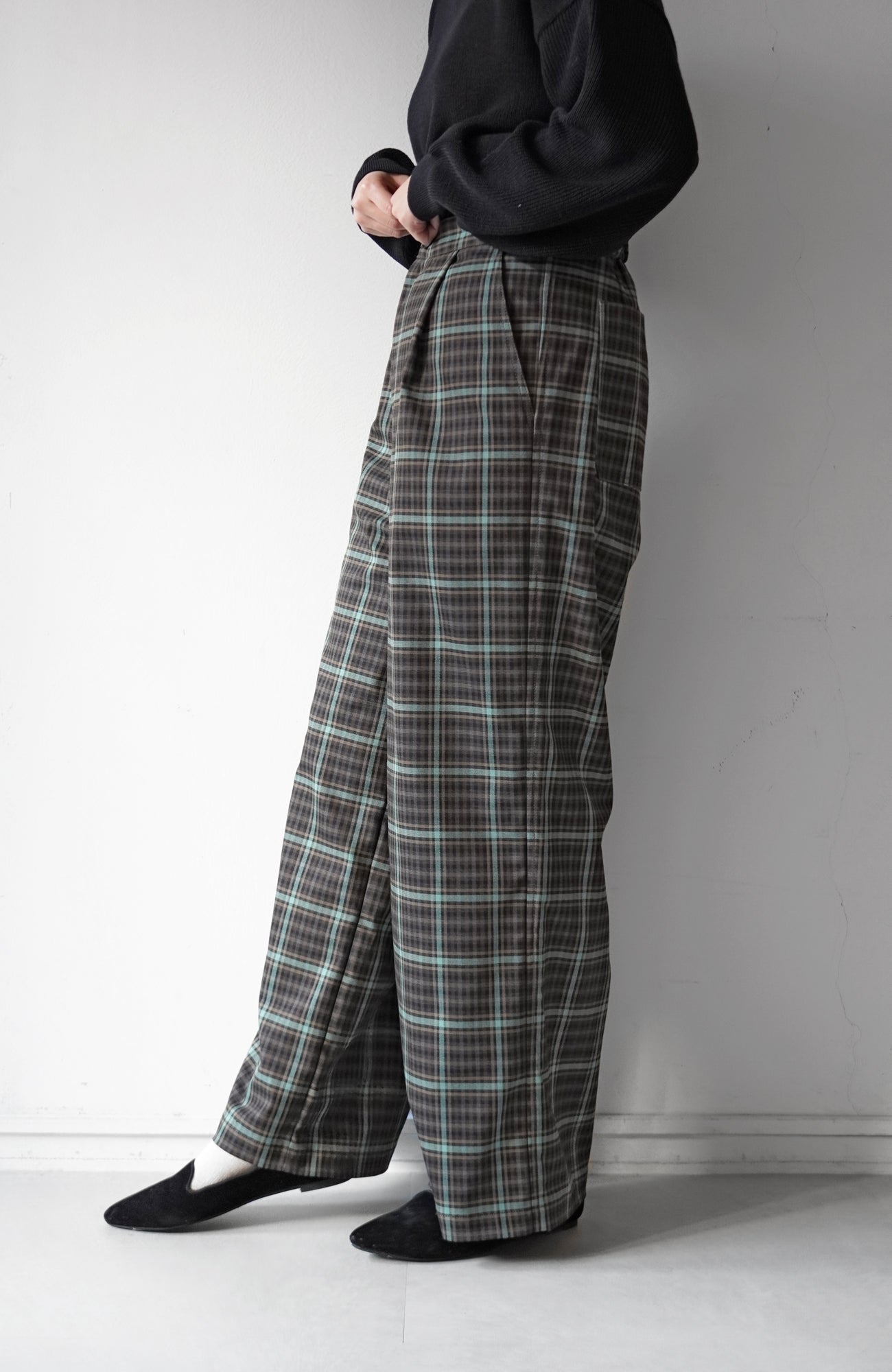 Check pants (2024 Autumn Winter Collection)