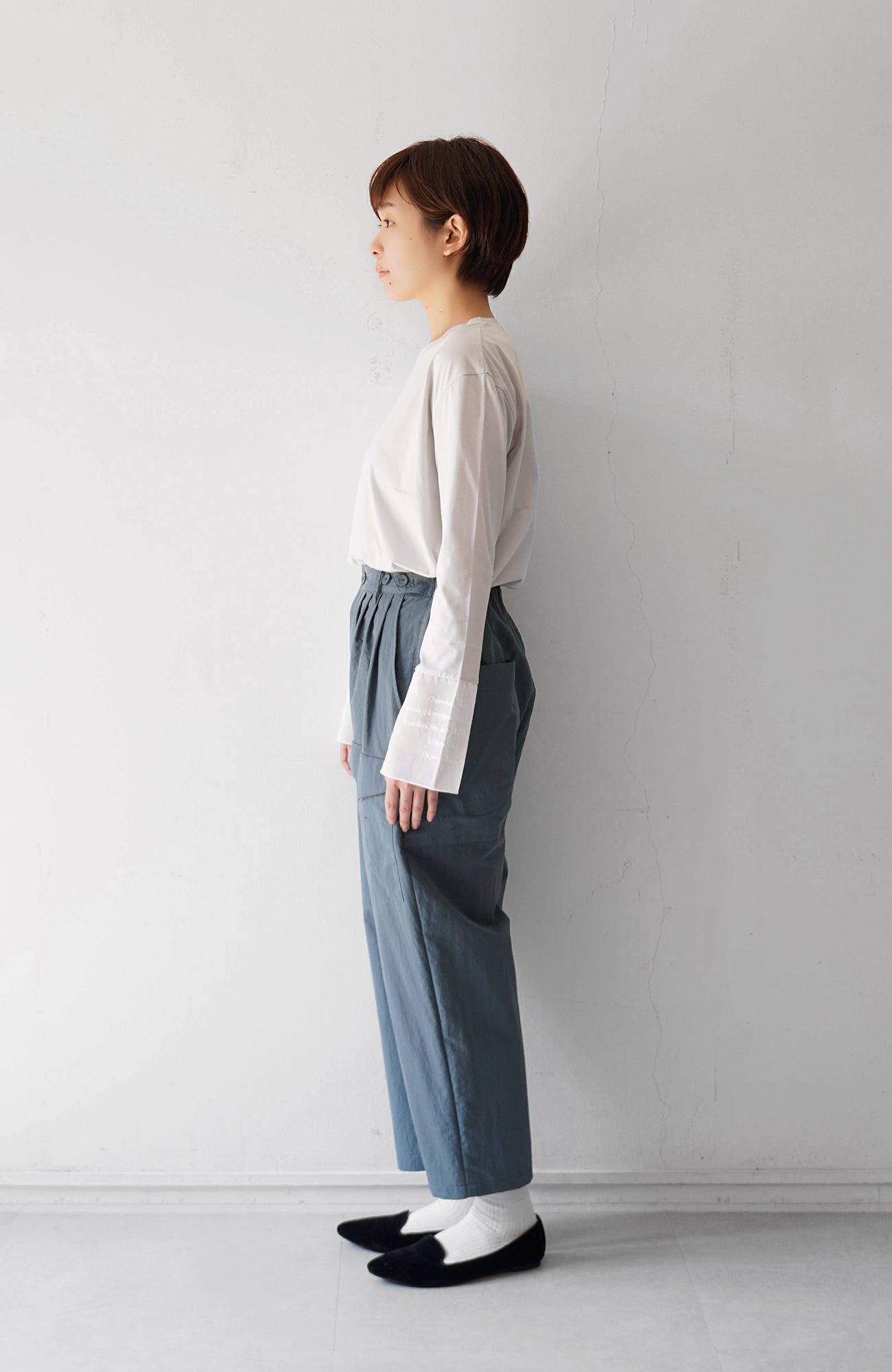 "LETTRE"カフTシャツ(2023 Autumn Winter Collection)