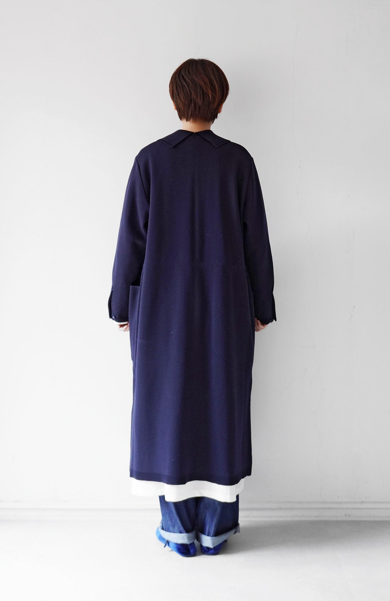 ニットカラーコート(2023 Autumn Winter Collection)