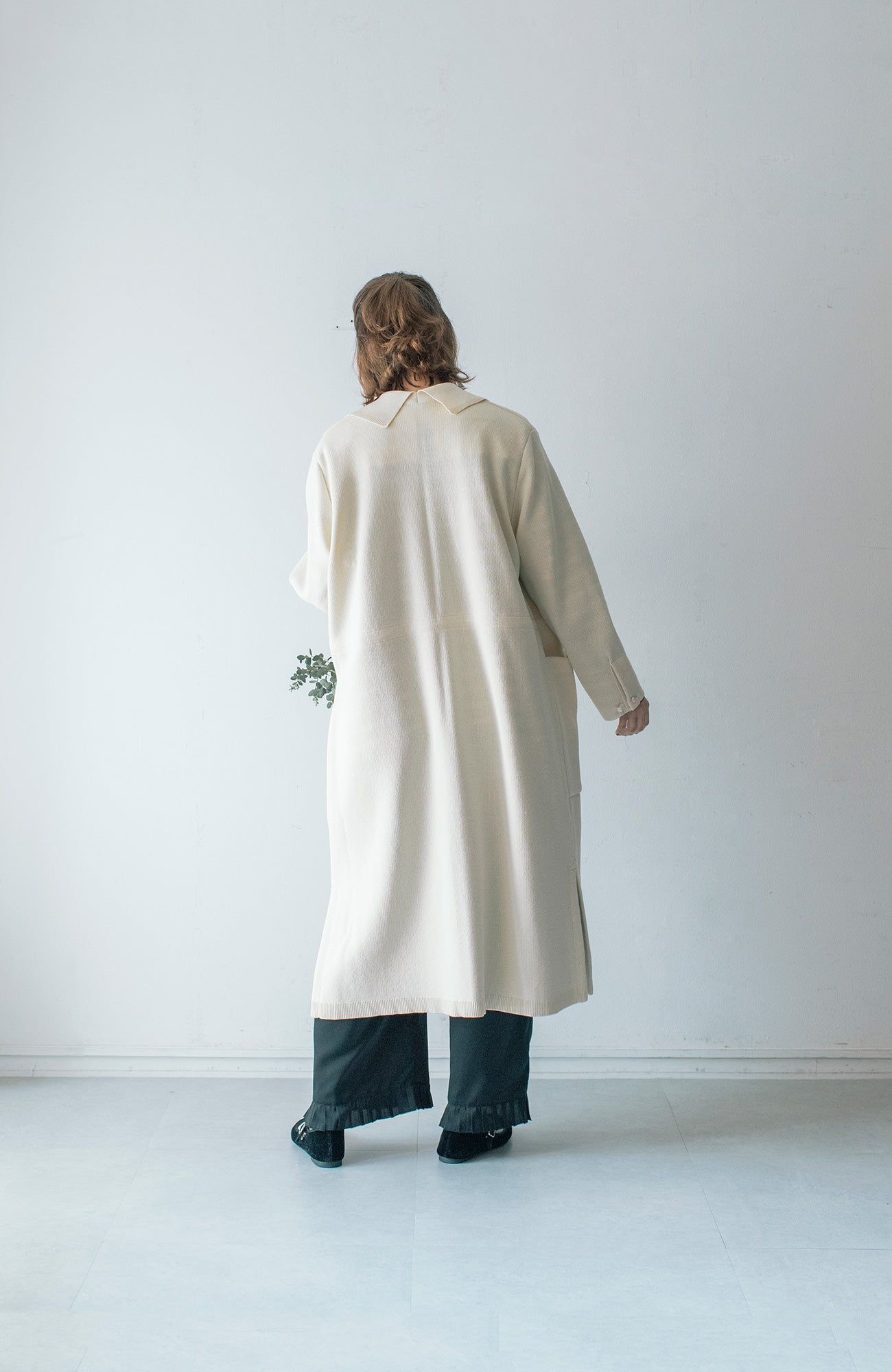 ニットカラーコート(2023 Autumn Winter Collection)
