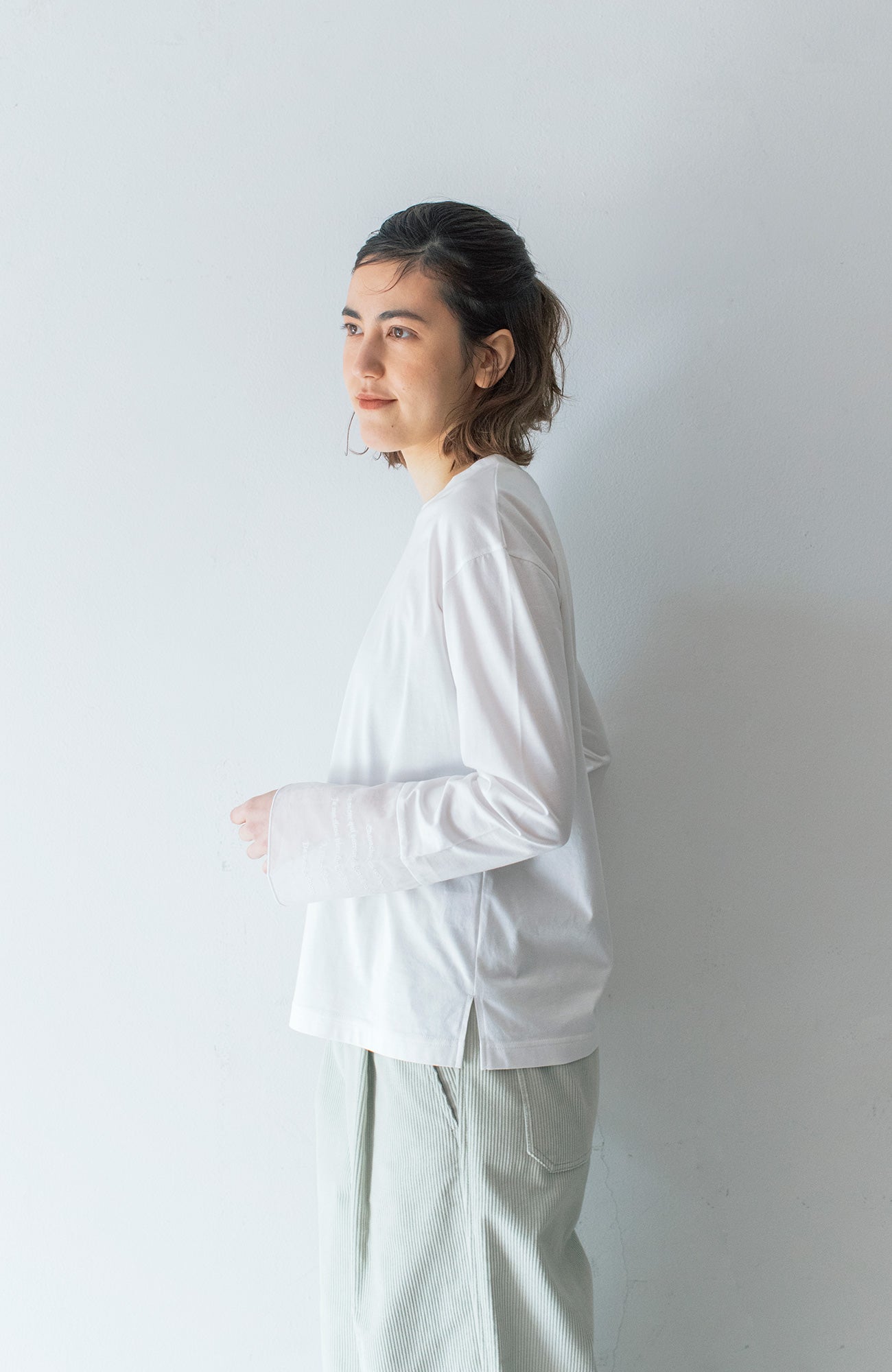 "LETTRE"カフTシャツ(2023 Autumn Winter Collection)