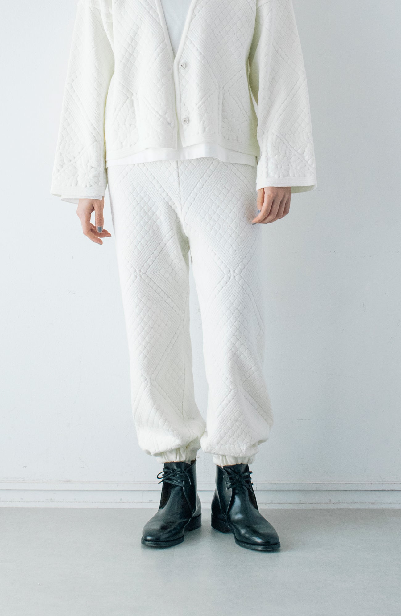 Quilted knit pants (2024 Autumn Winter Collection)