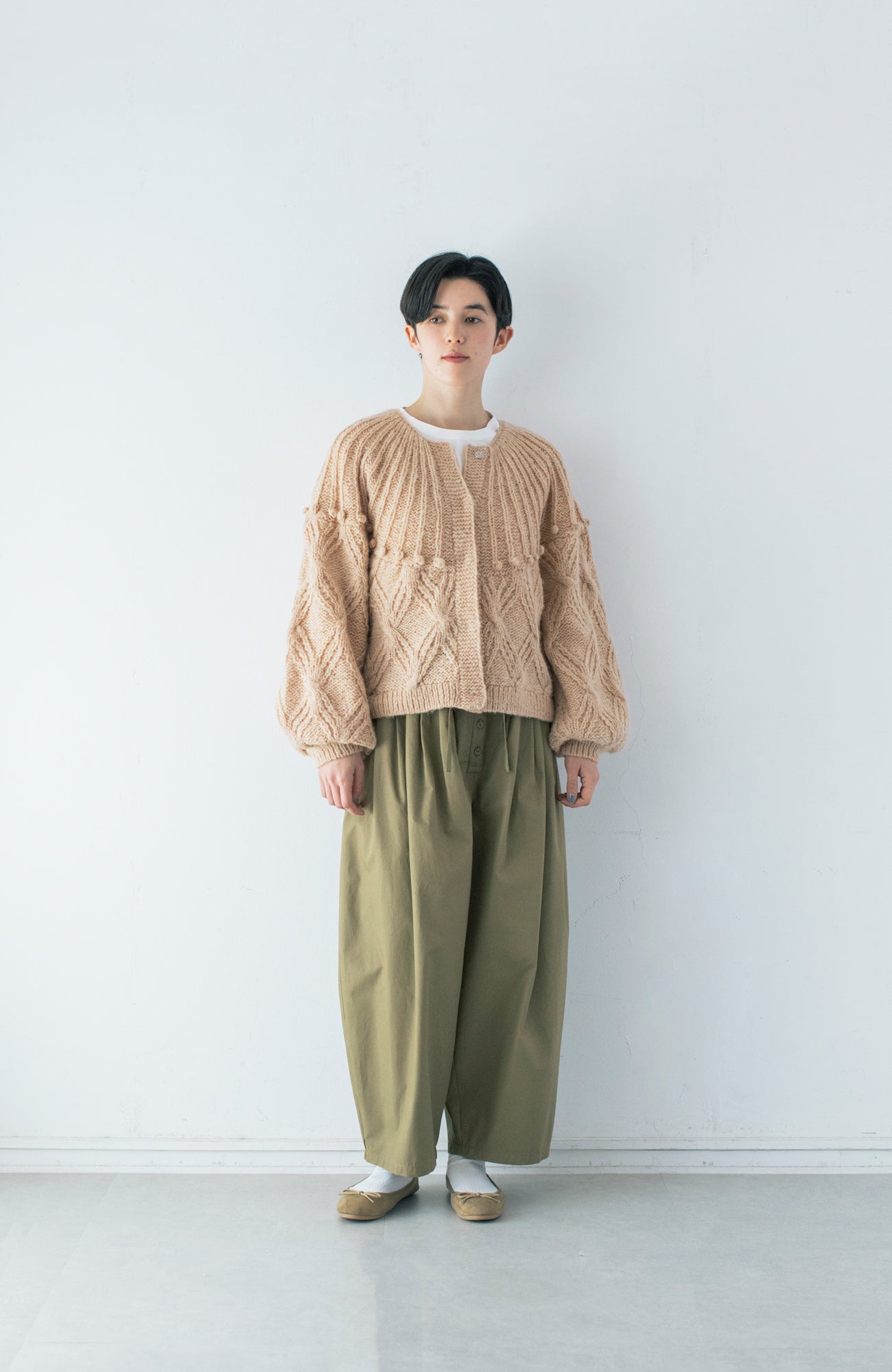 手編み2wayニット(2024 Autumn Winter Collection)