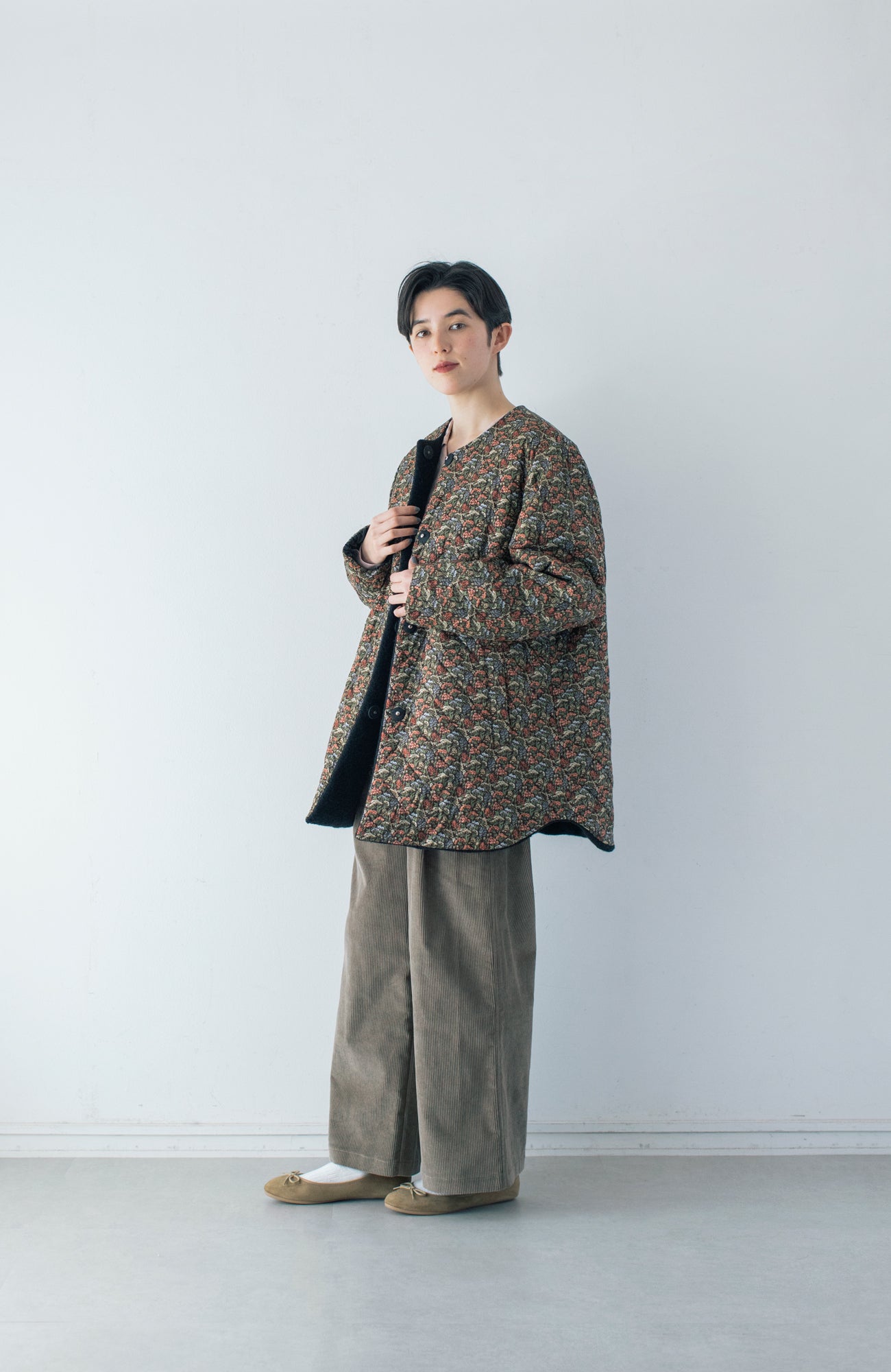 LIBERTY PRINTリバーシブルコート(2024 Autumn Winter Collection)