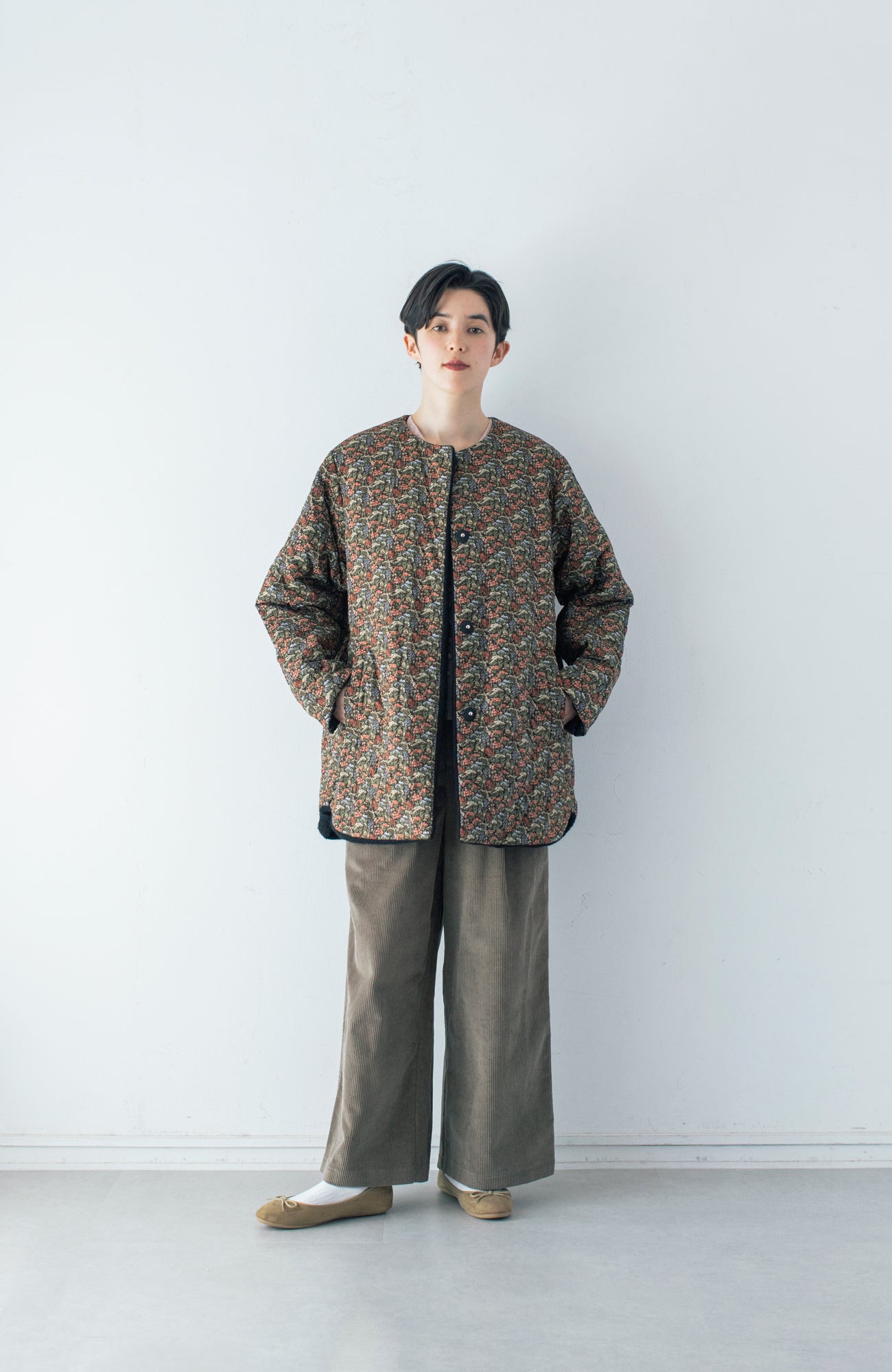 LIBERTY PRINTリバーシブルコート(2024 Autumn Winter Collection)