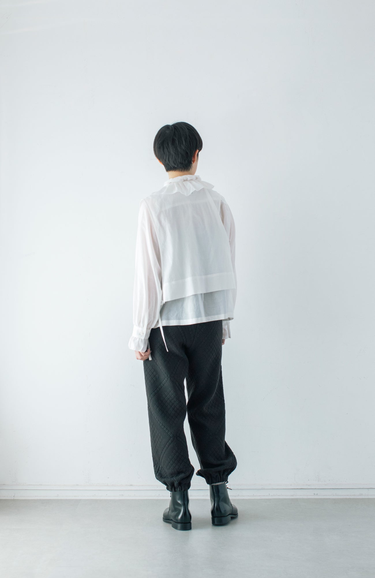 Quilted knit pants (2024 Autumn Winter Collection)